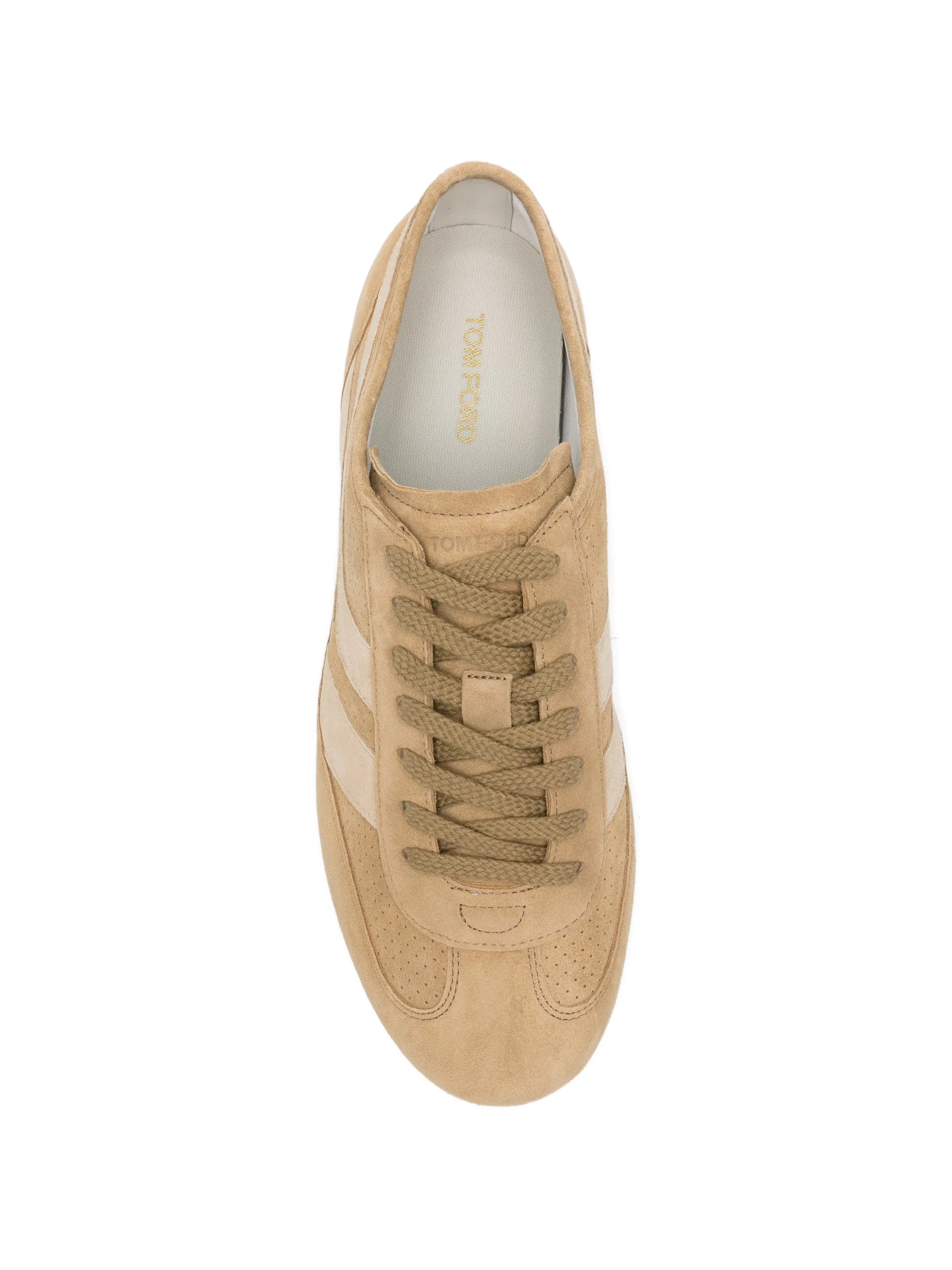 perforated panelled sneakers