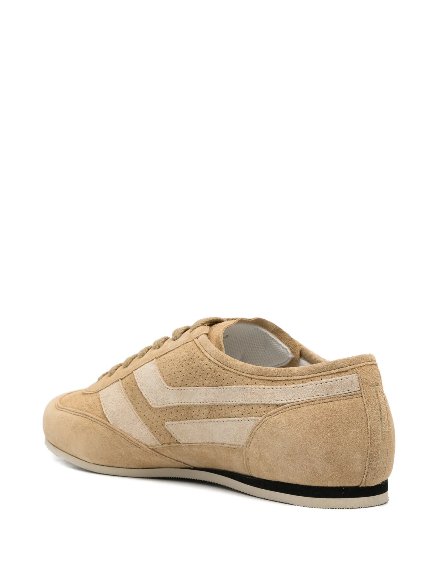 perforated panelled sneakers