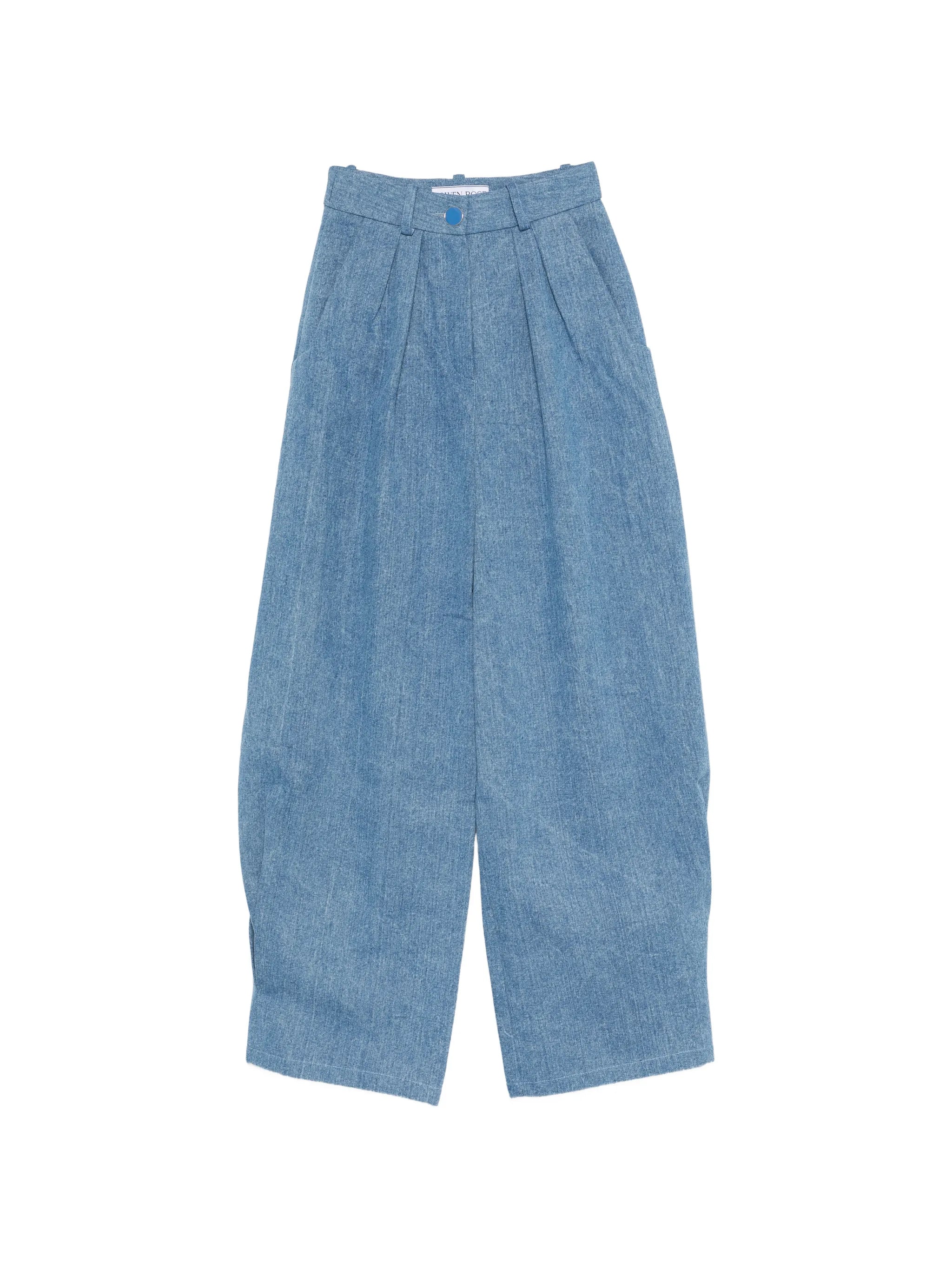 high-waist carrot jeans