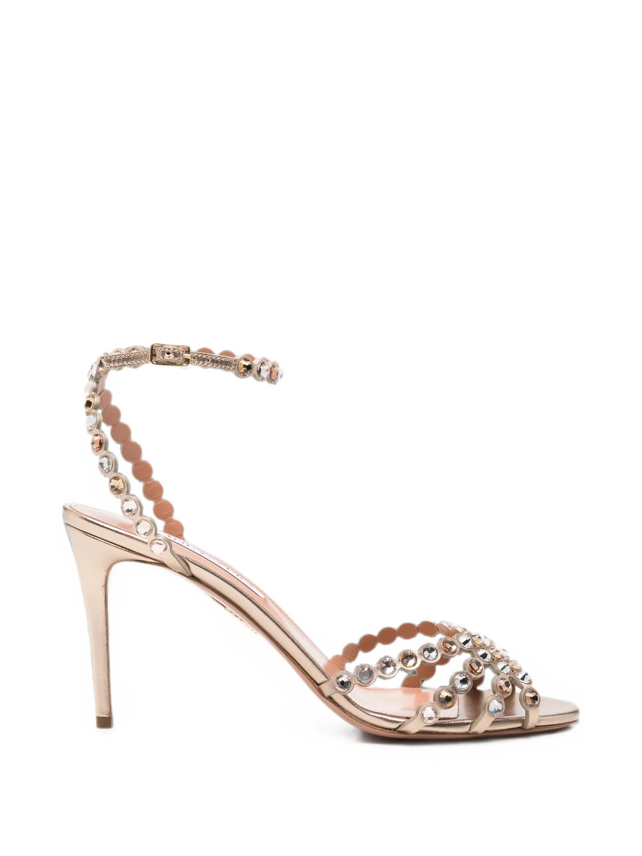 Tequila crystal-embellished heeled sandals