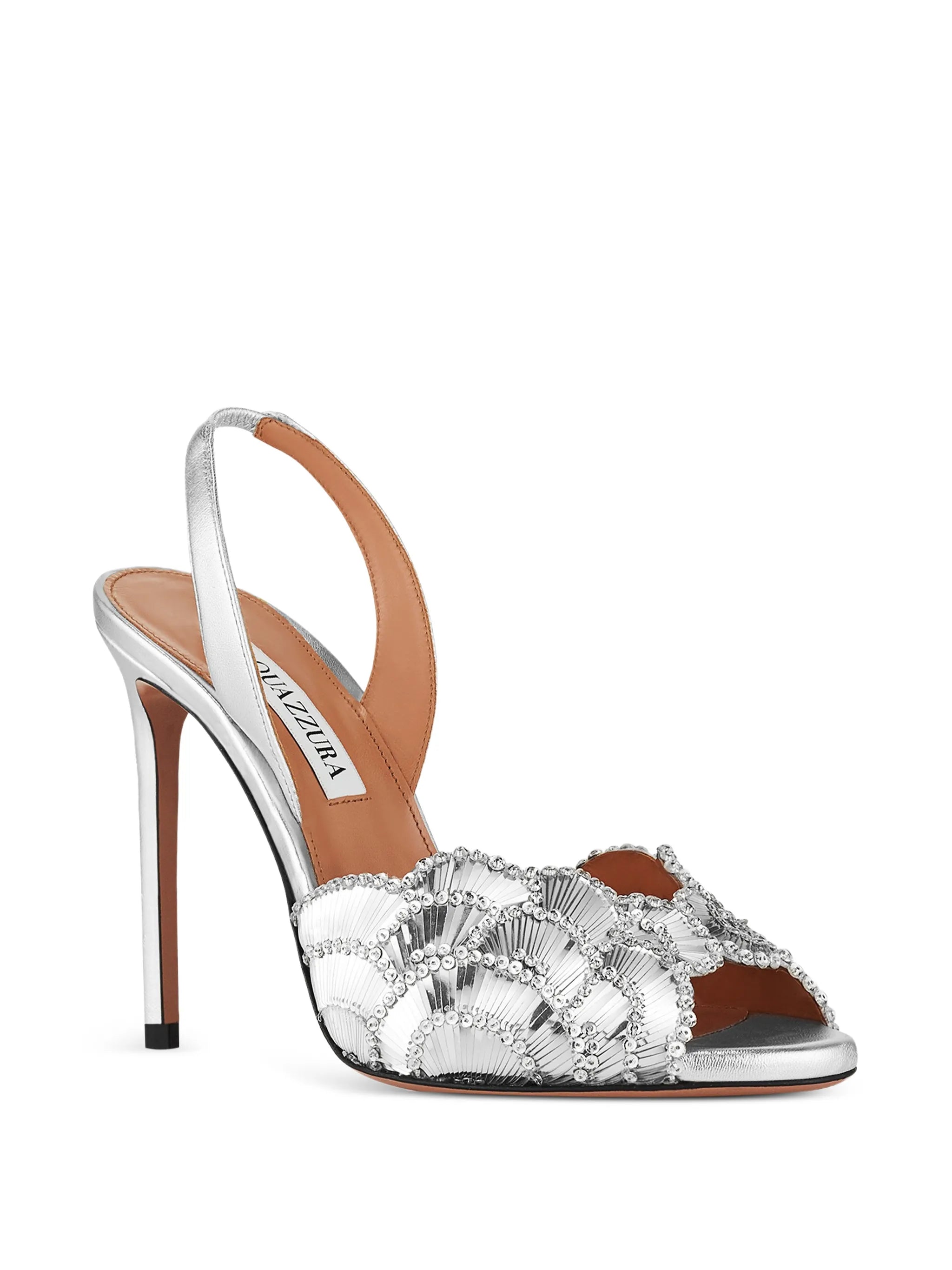Ce Soir crystal-embellished heeled sandals