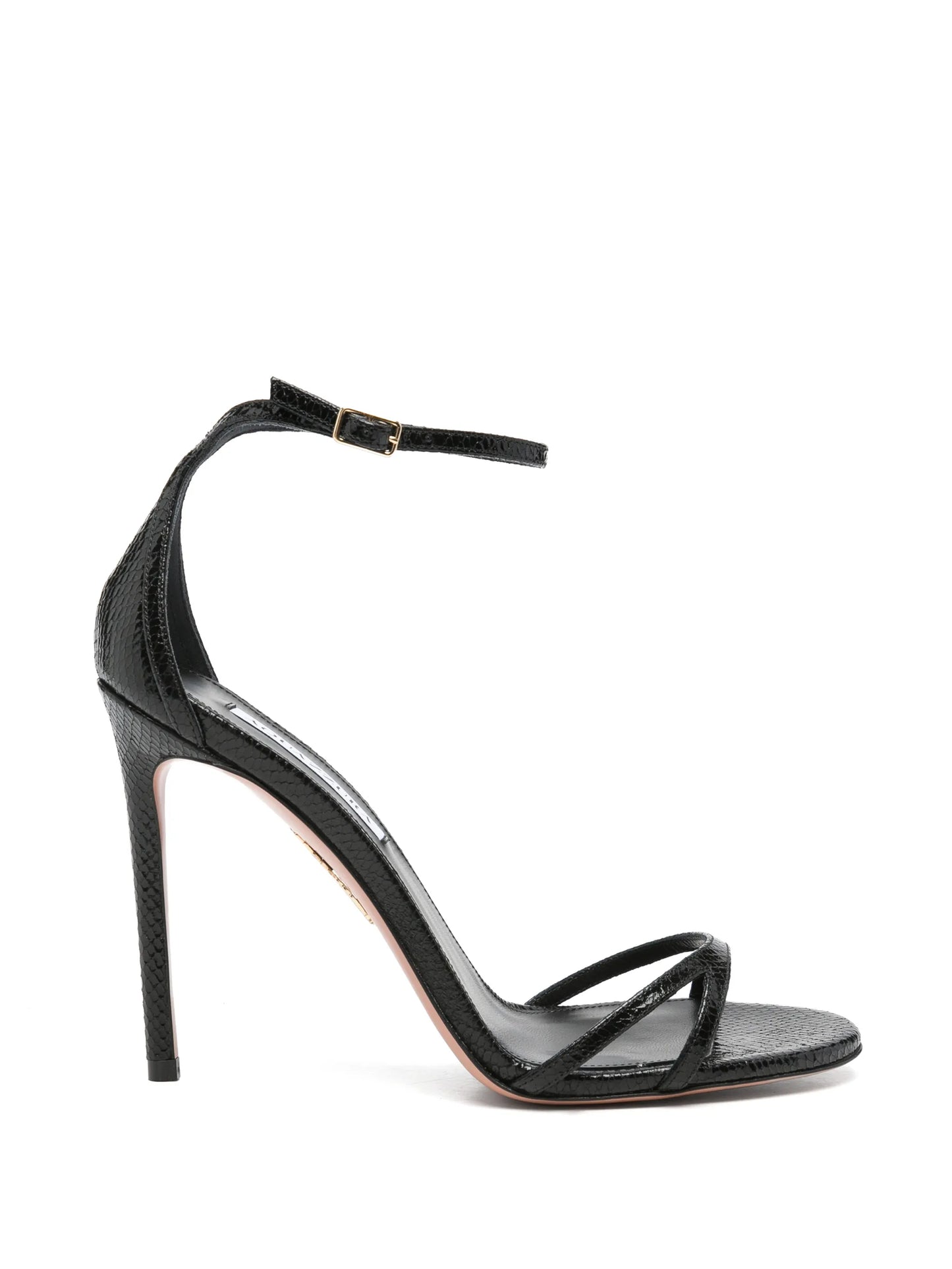 Nuda snakeskin-effect heeled sandals