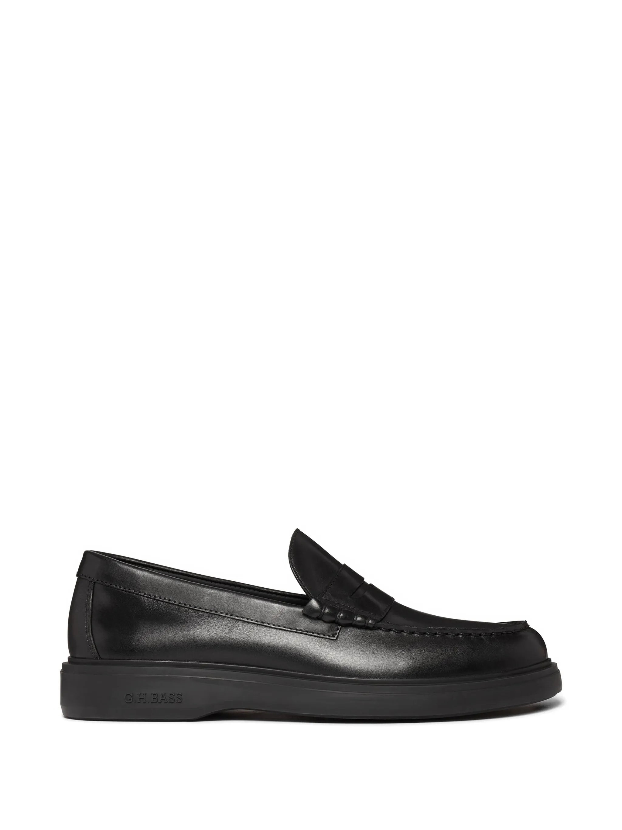 Bosco Cupsole Penny loafers in black leather