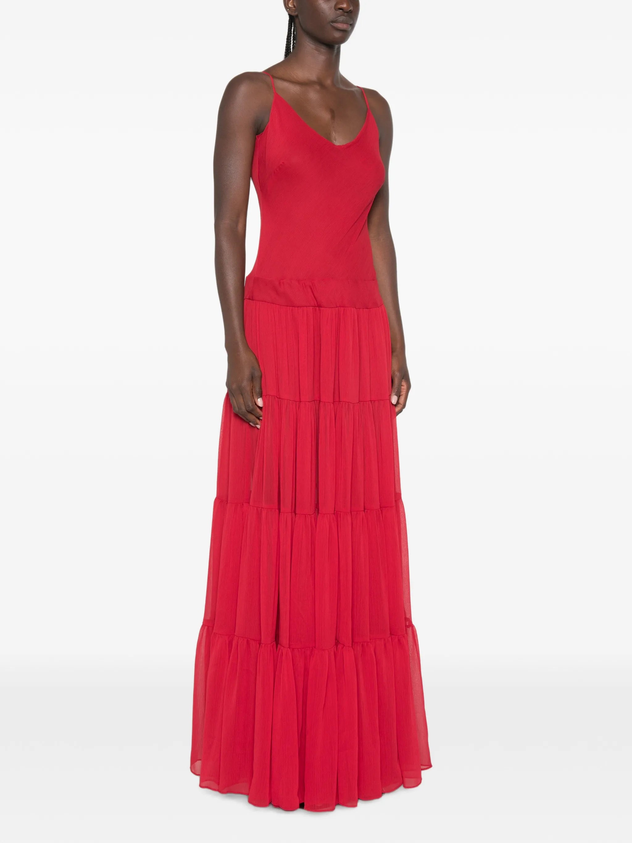 Delphina tiered maxi dress