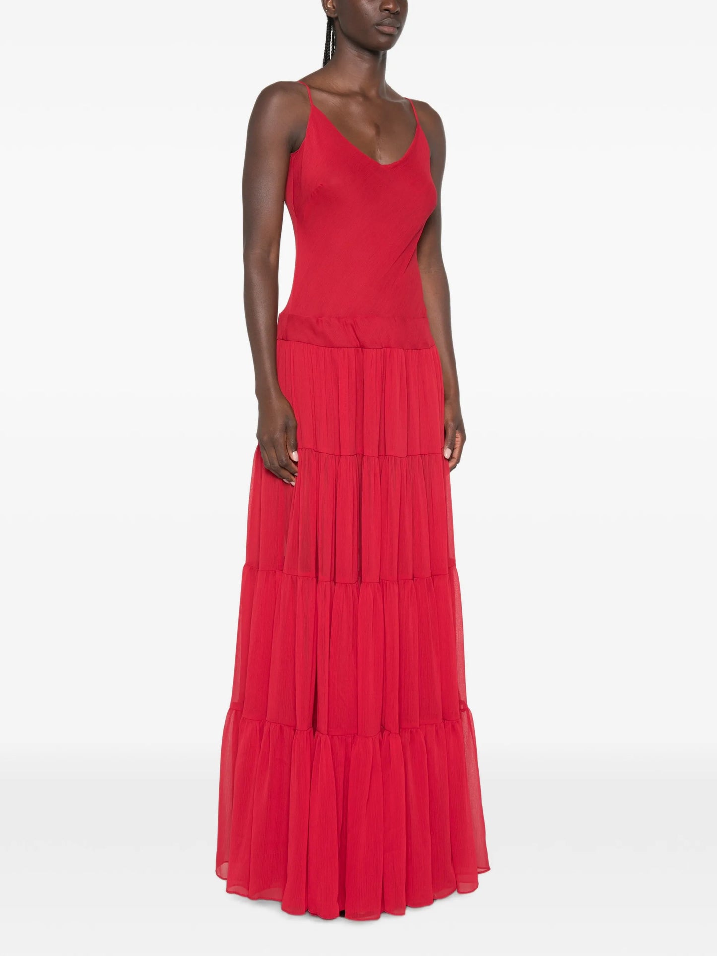 Delphina tiered maxi dress