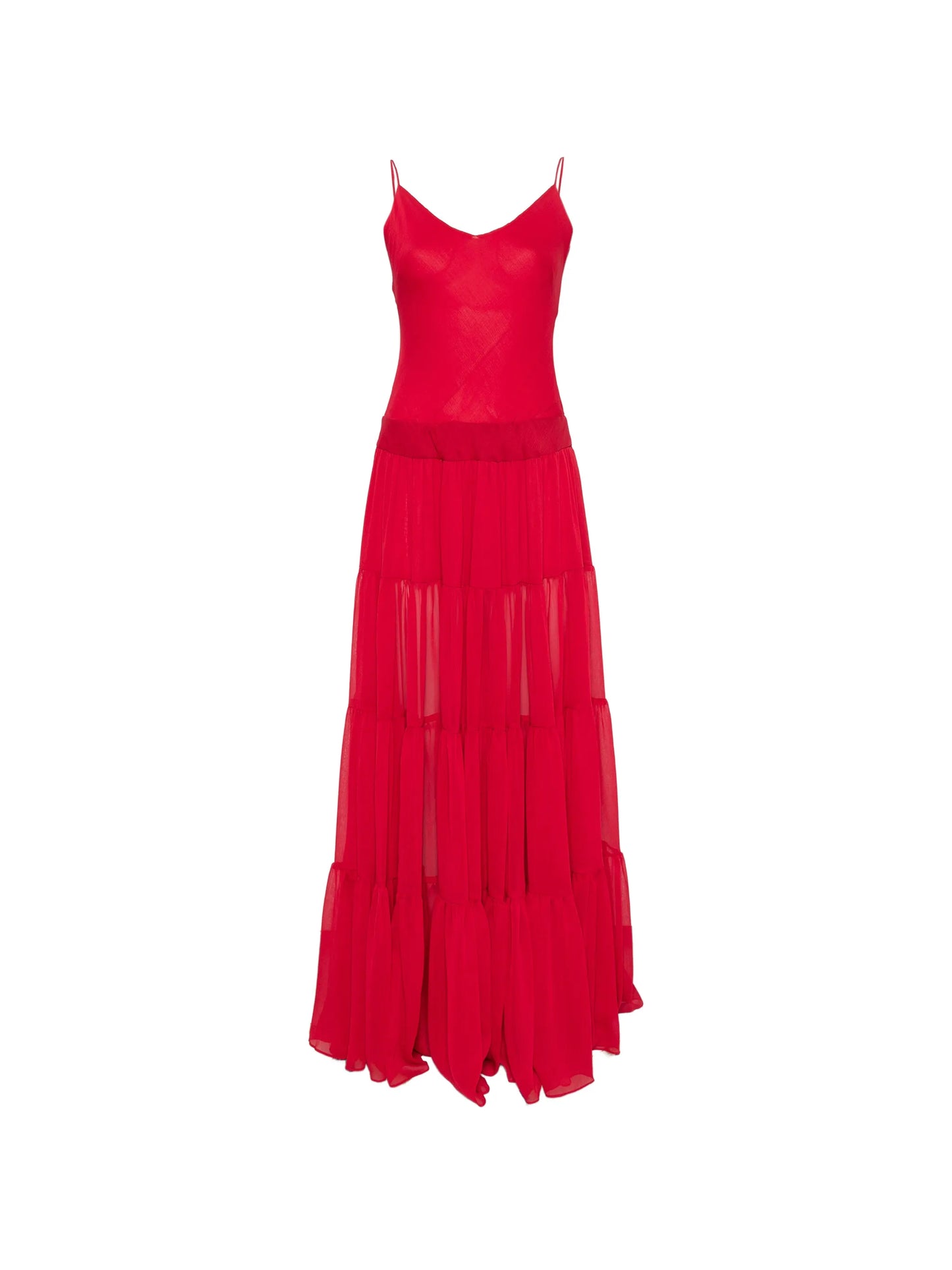 Delphina tiered maxi dress
