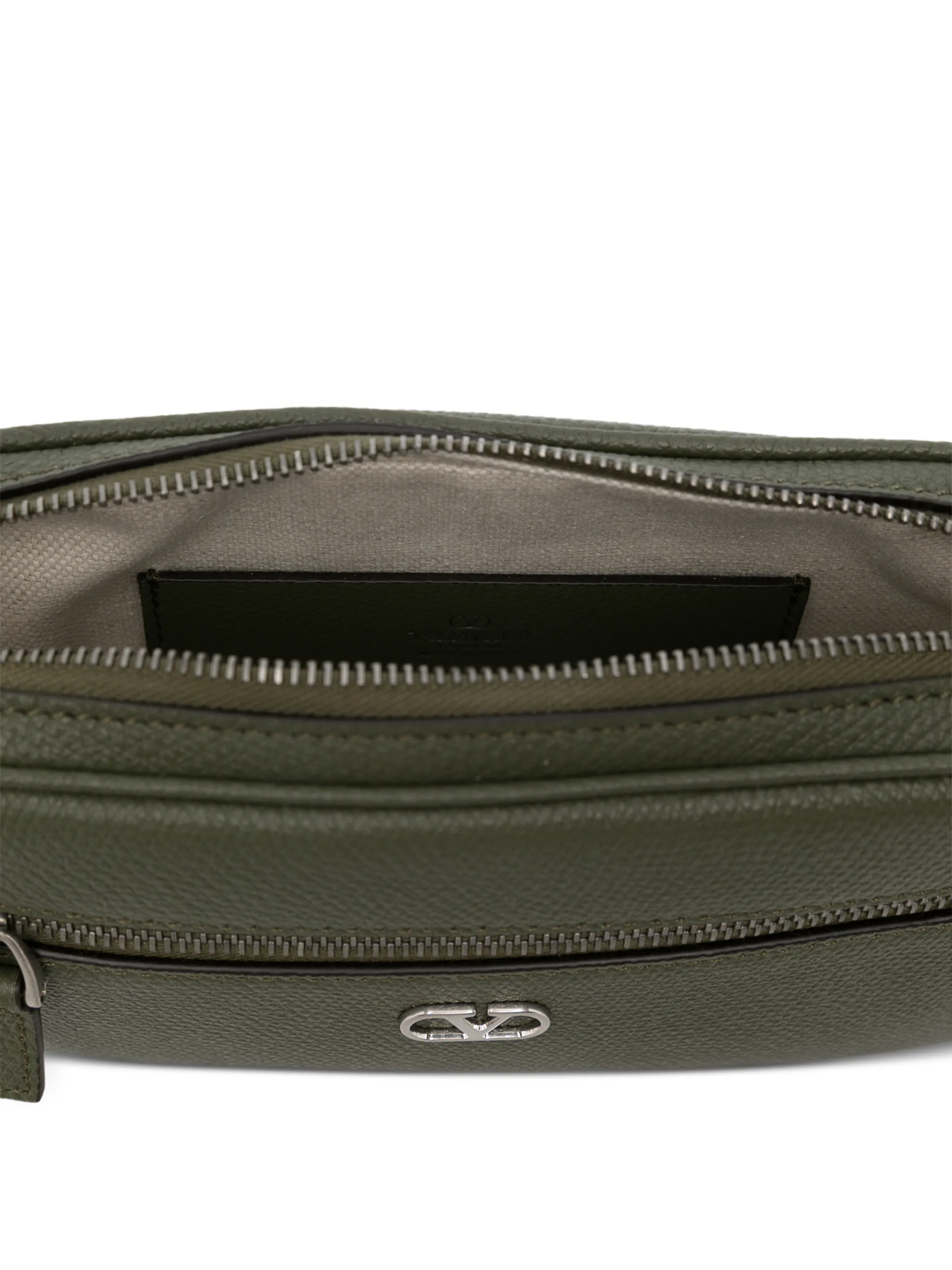 VLogo Signature leather shoulder bag
