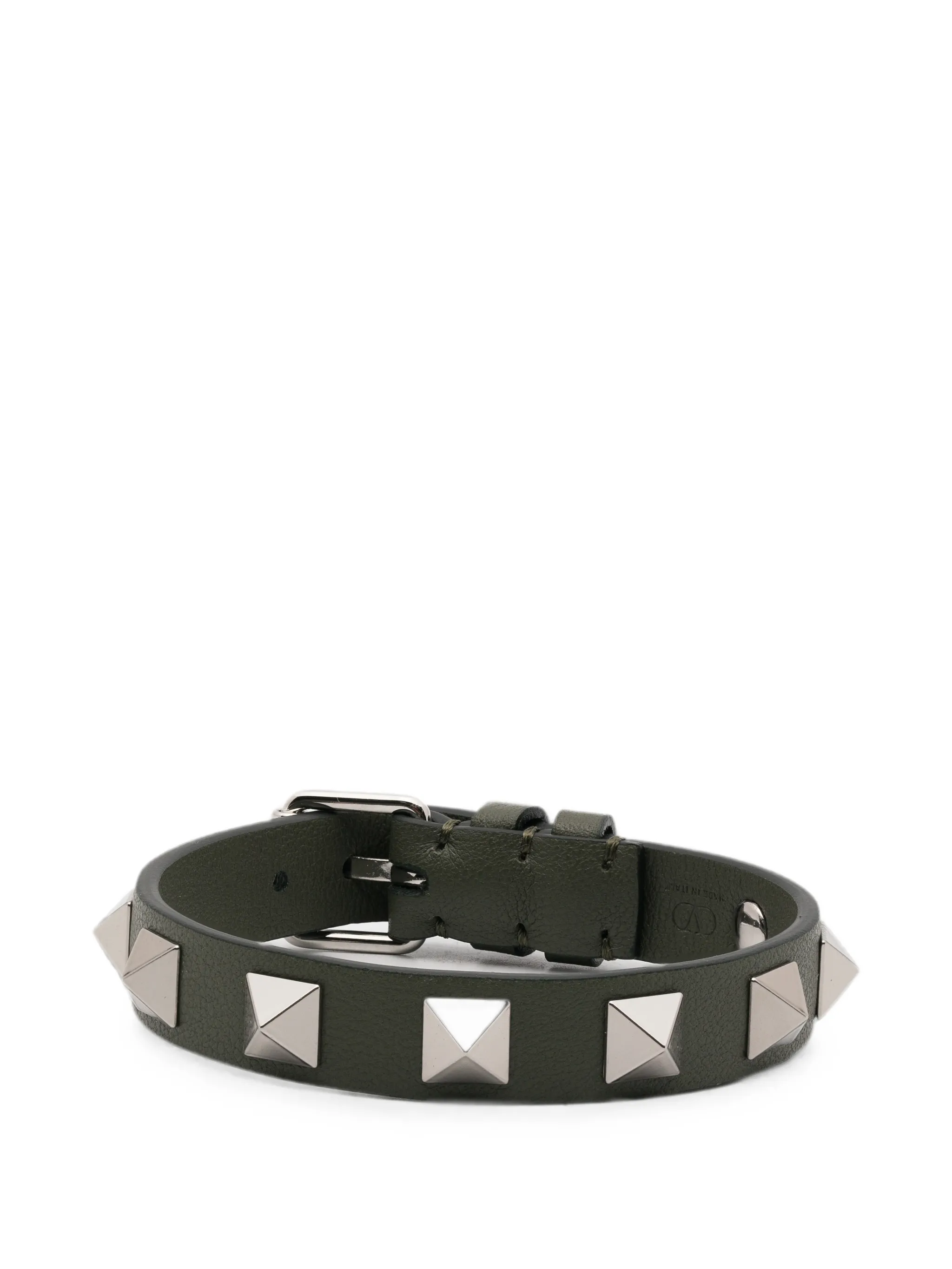 Rockstud leather bracelet