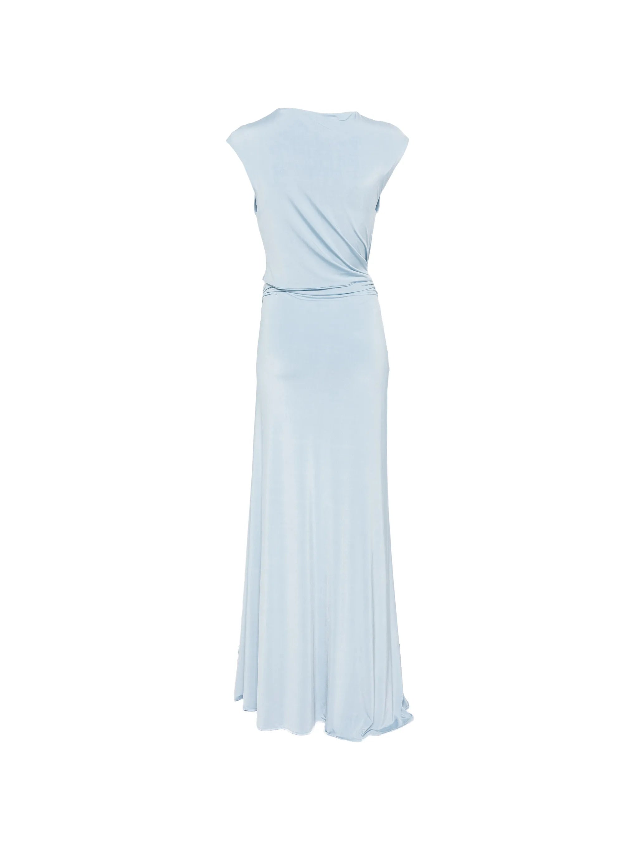 Jade wrap-style dress