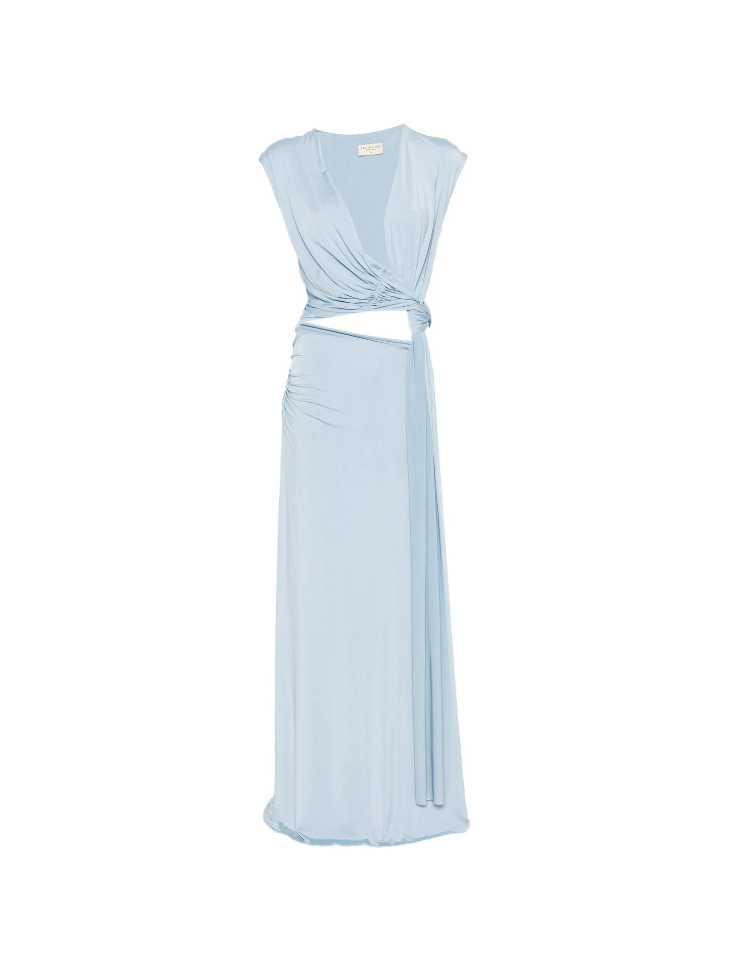 Jade wrap-style dress
