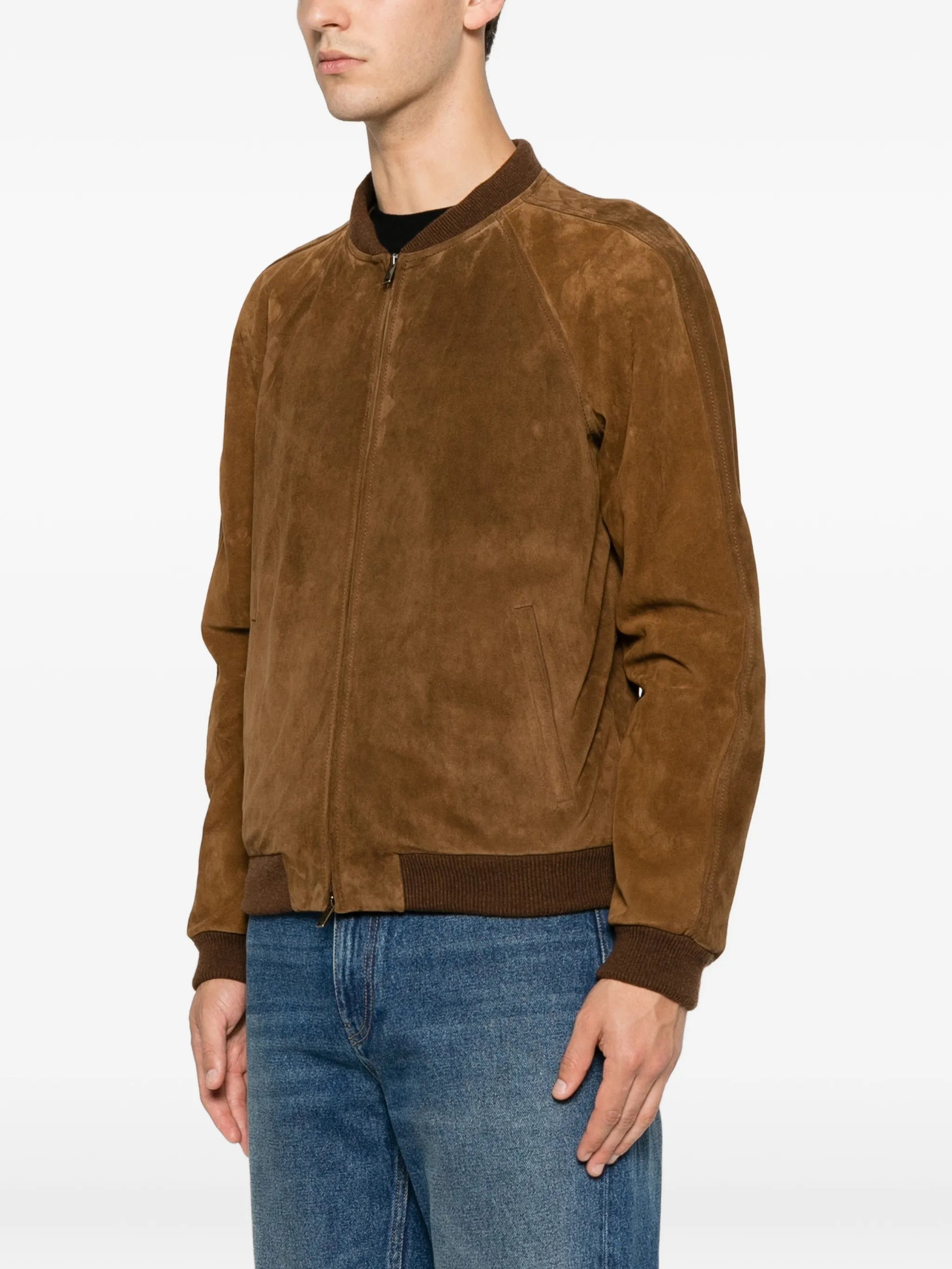 Ramiro suede bomber jacket