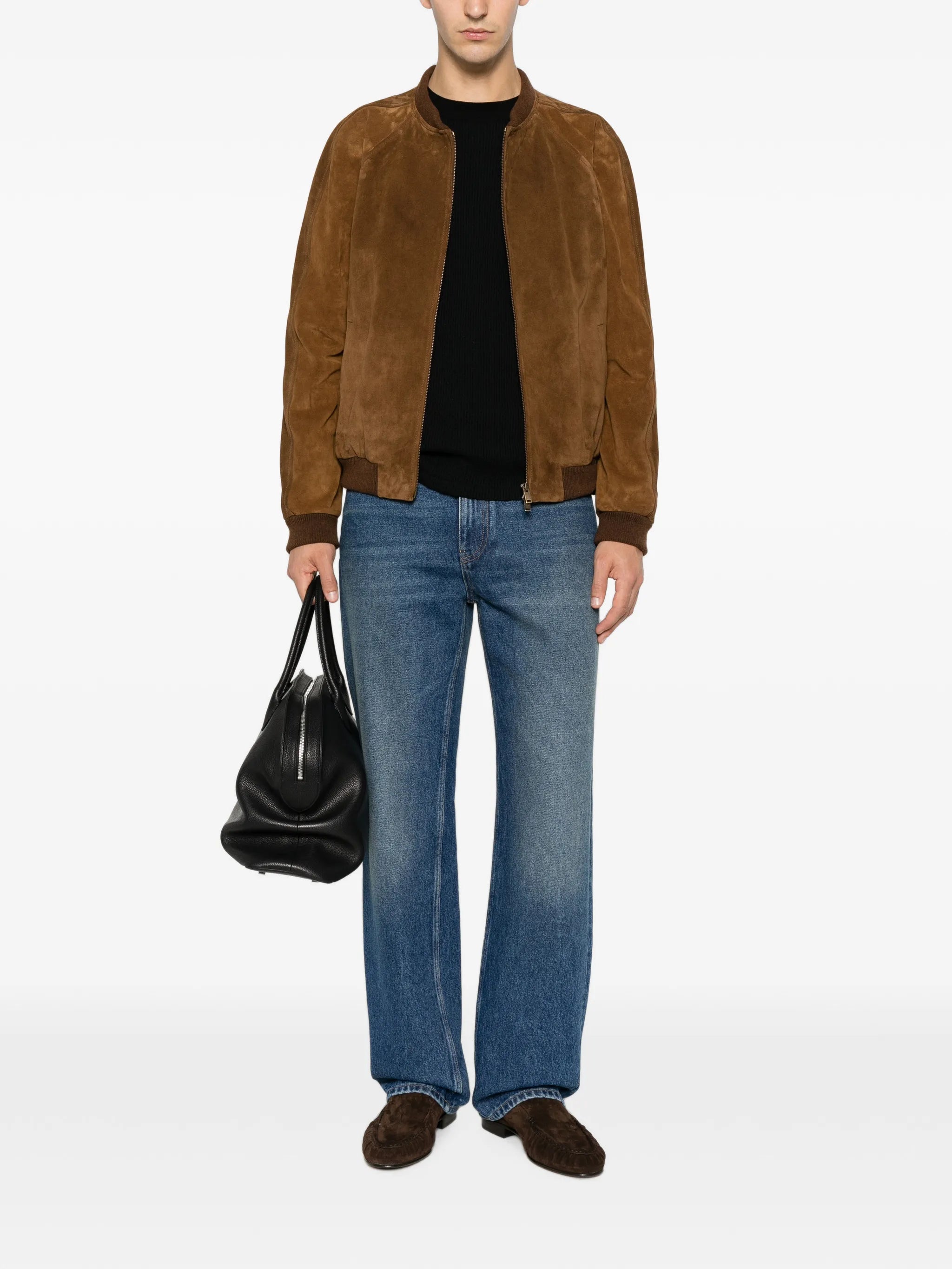 Ramiro suede bomber jacket
