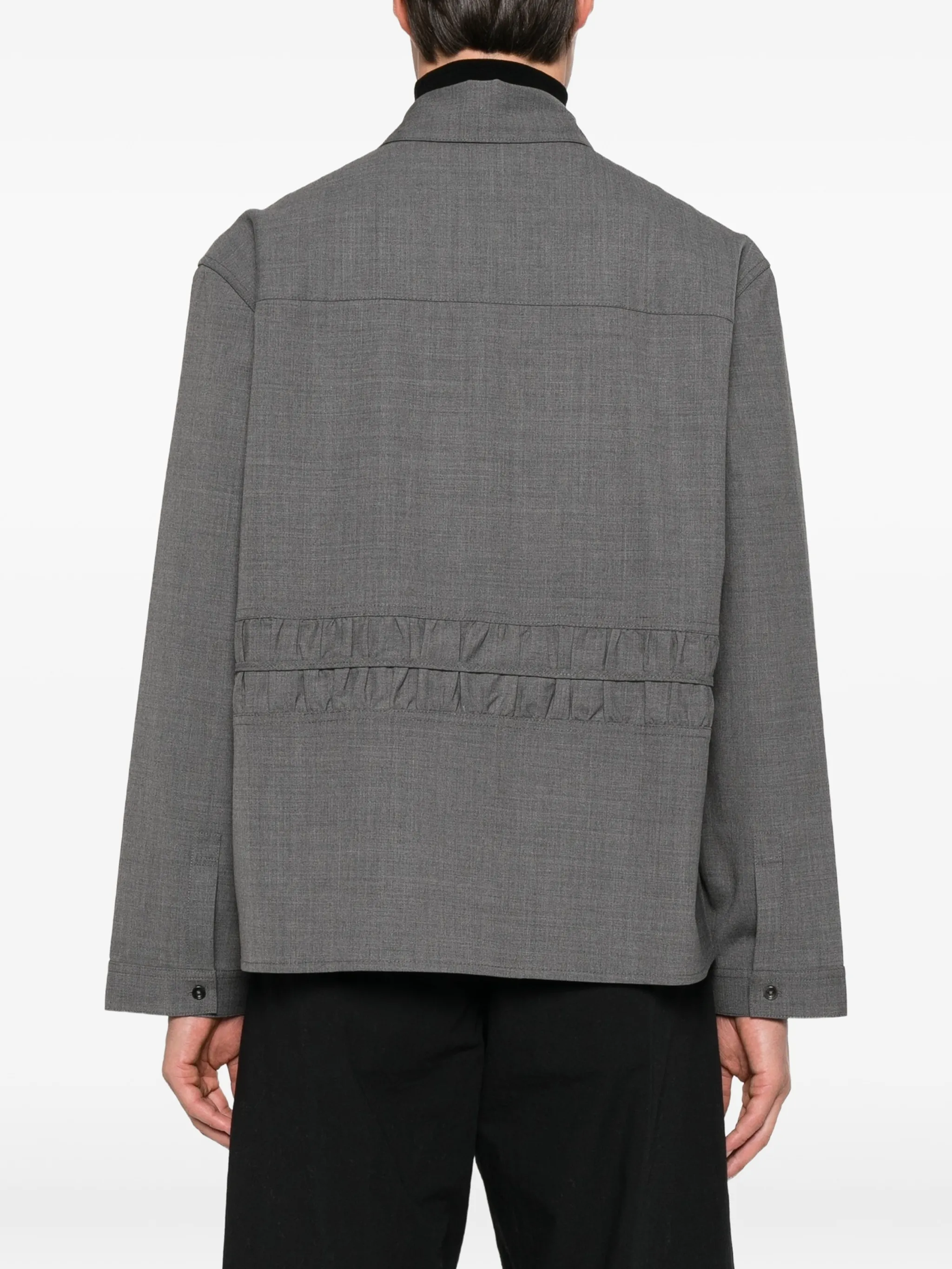 Fossil ruched-detail shirt