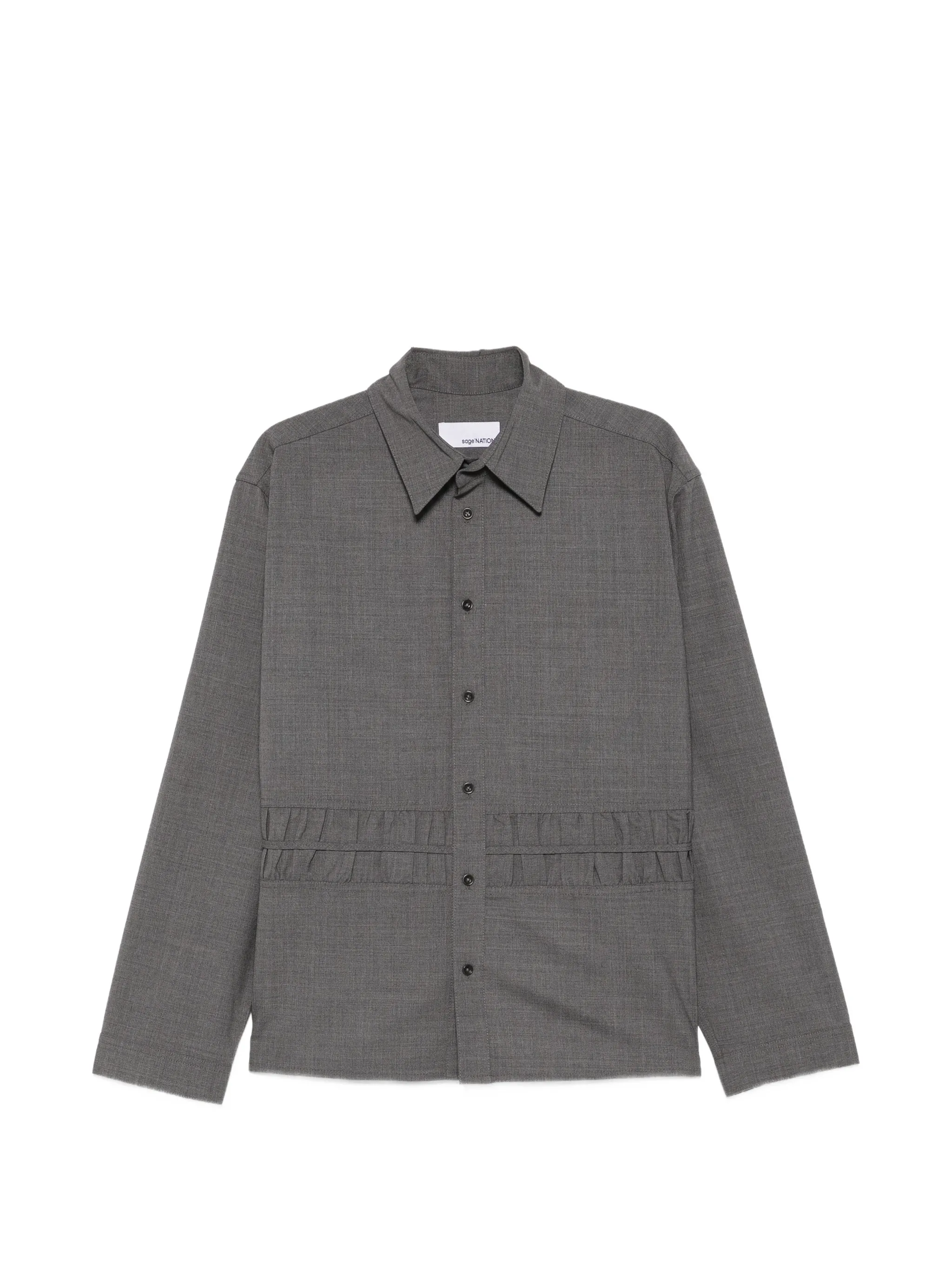 Fossil ruched-detail shirt