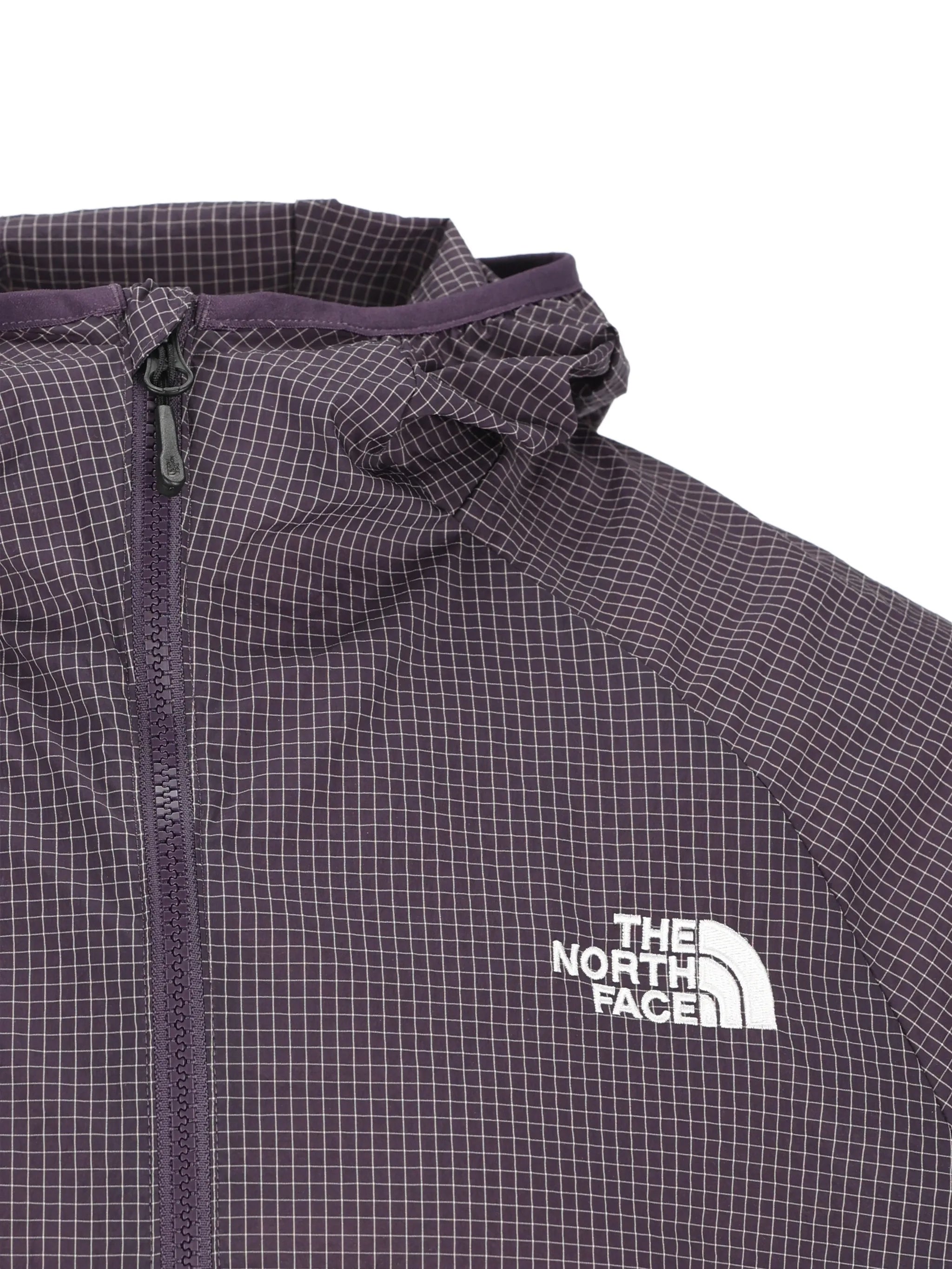 hooded zip windbreaker jacket