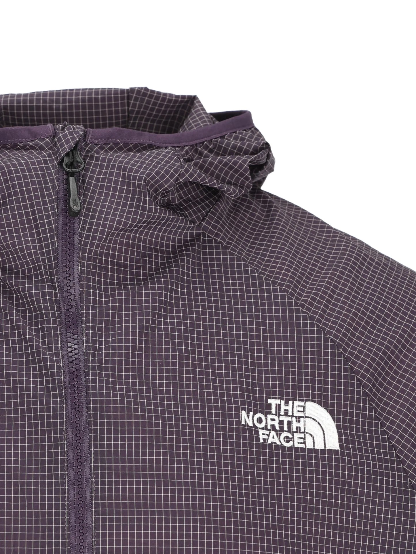 hooded zip windbreaker jacket