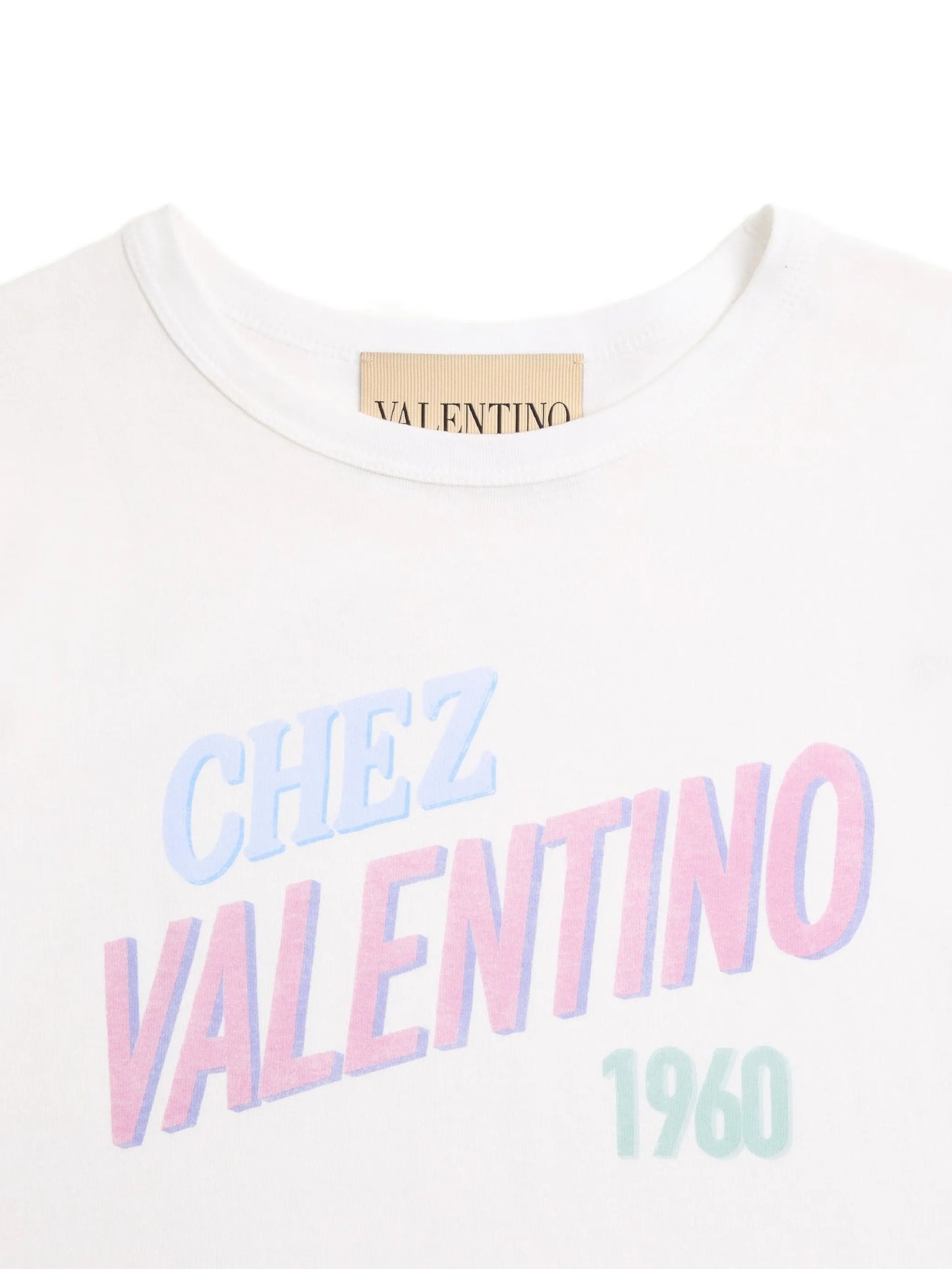 cotton jersey T-shirt with Chez 1960 print