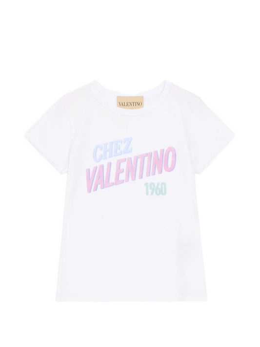 cotton jersey T-shirt with Chez 1960 print
