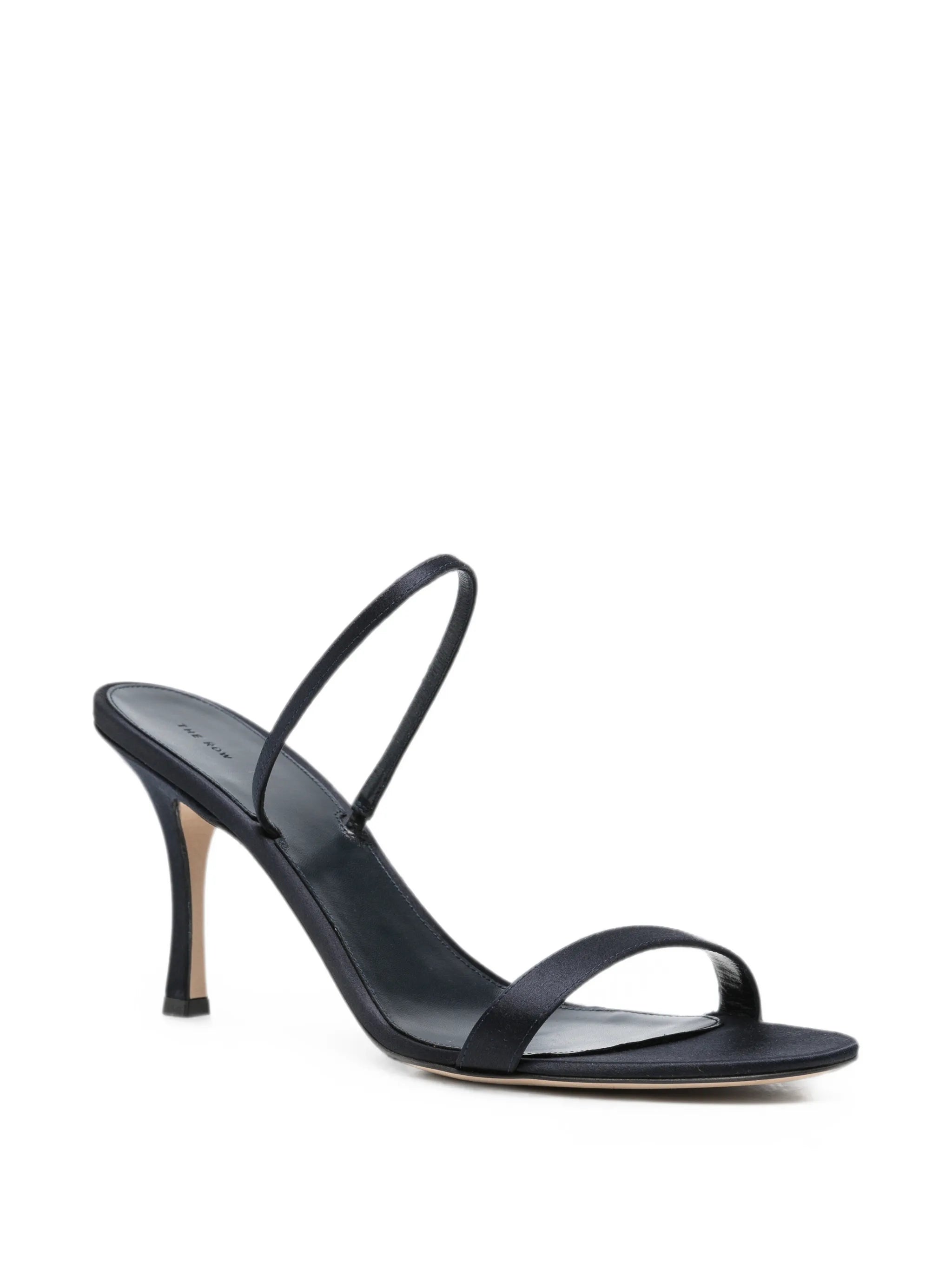 Ella satin slingback sandals