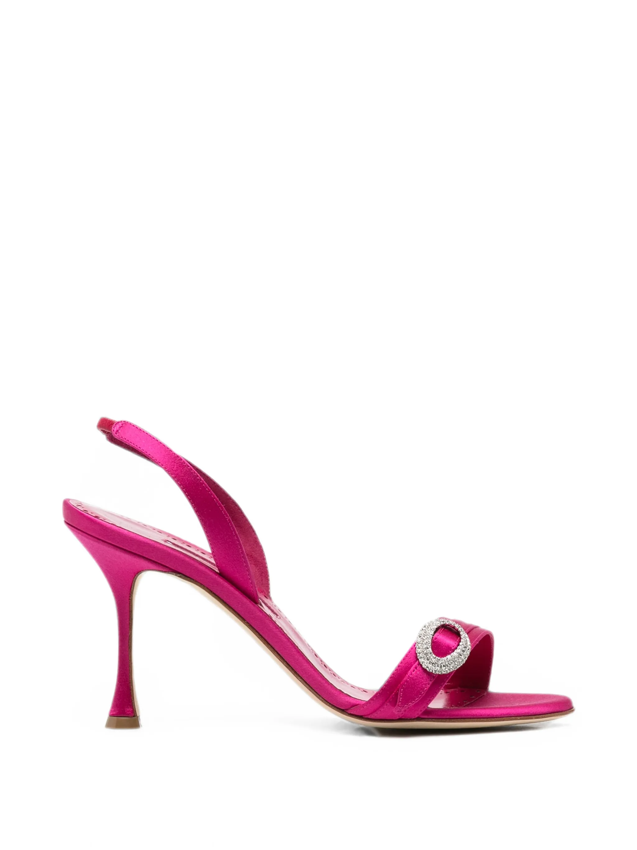 Zutosan satin slingback sandals