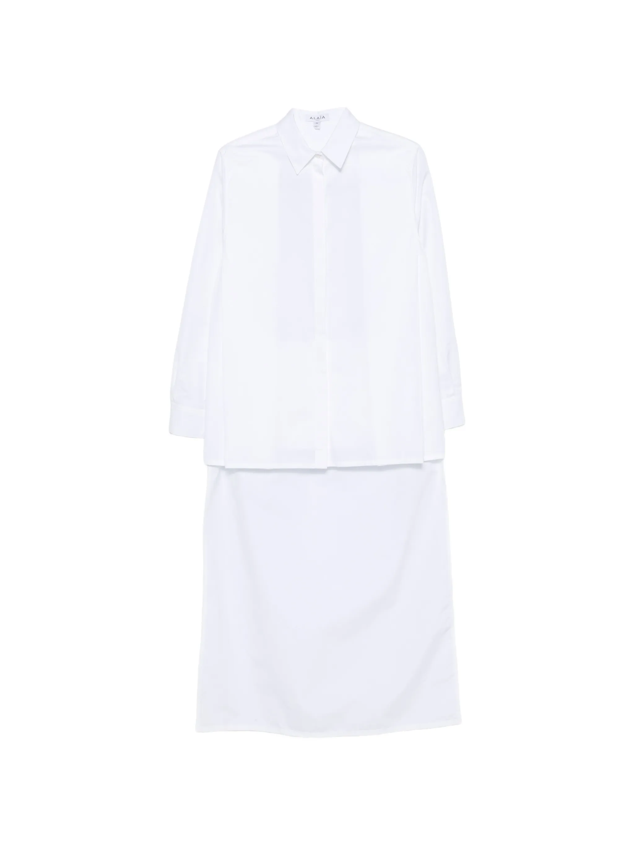 asymmetric cotton shirt