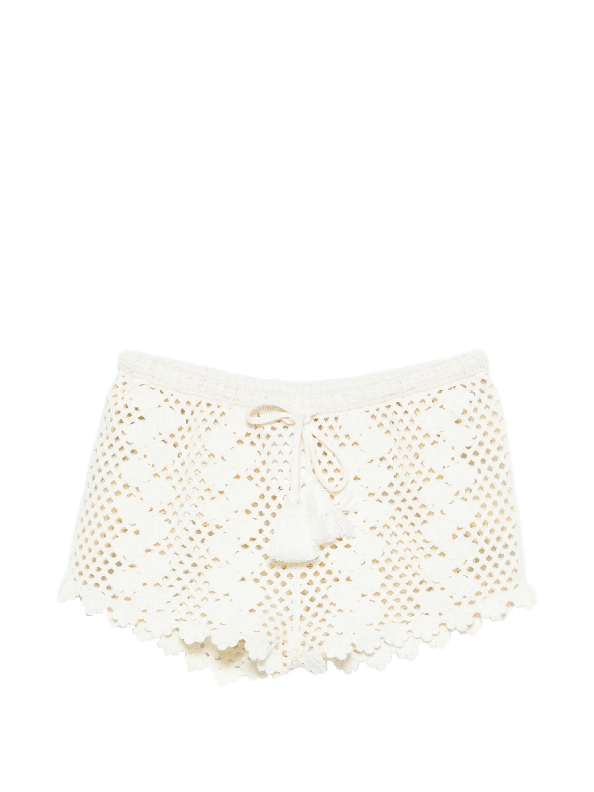 Saskia crochet-knit shorts