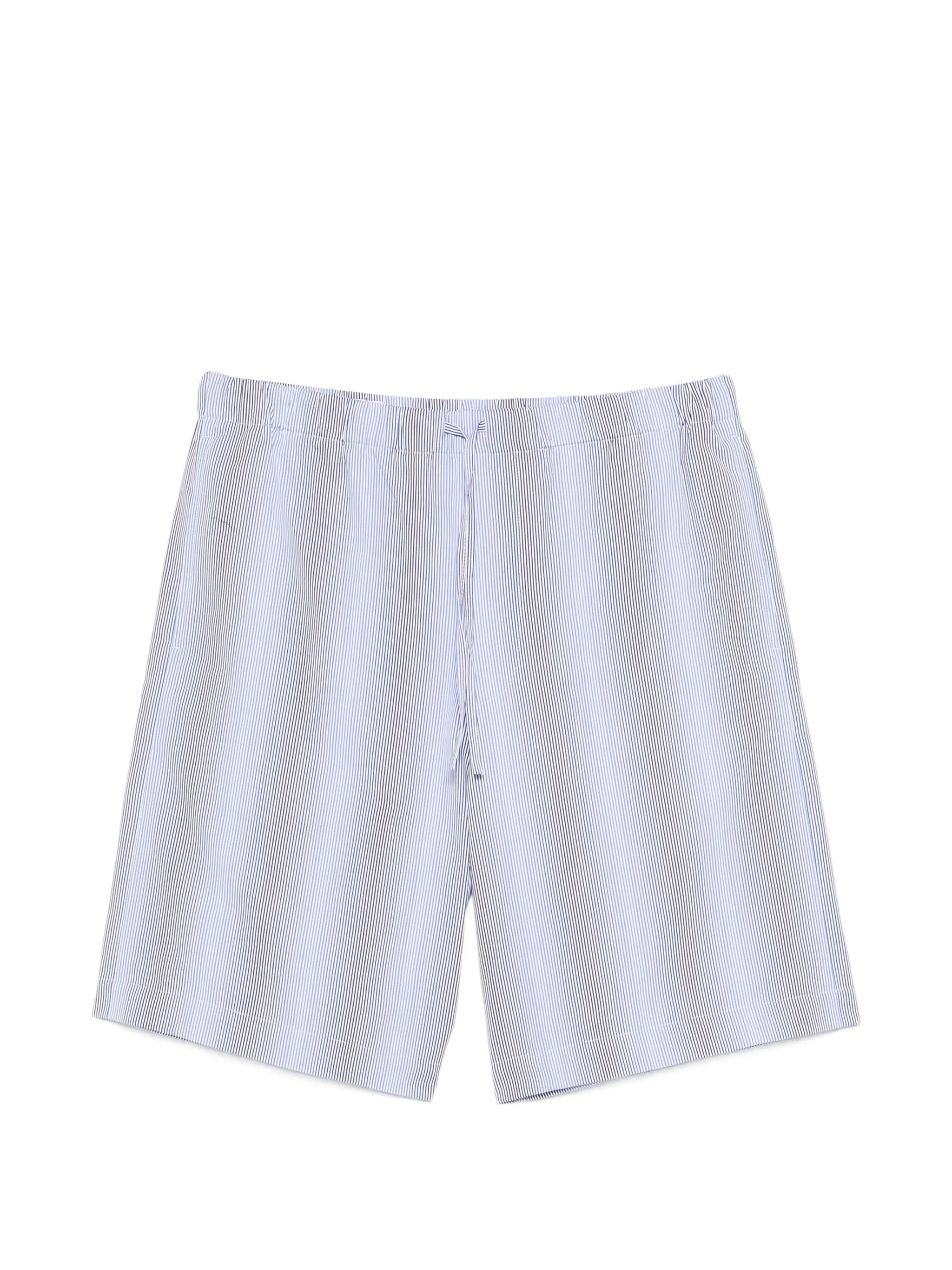 striped shorts