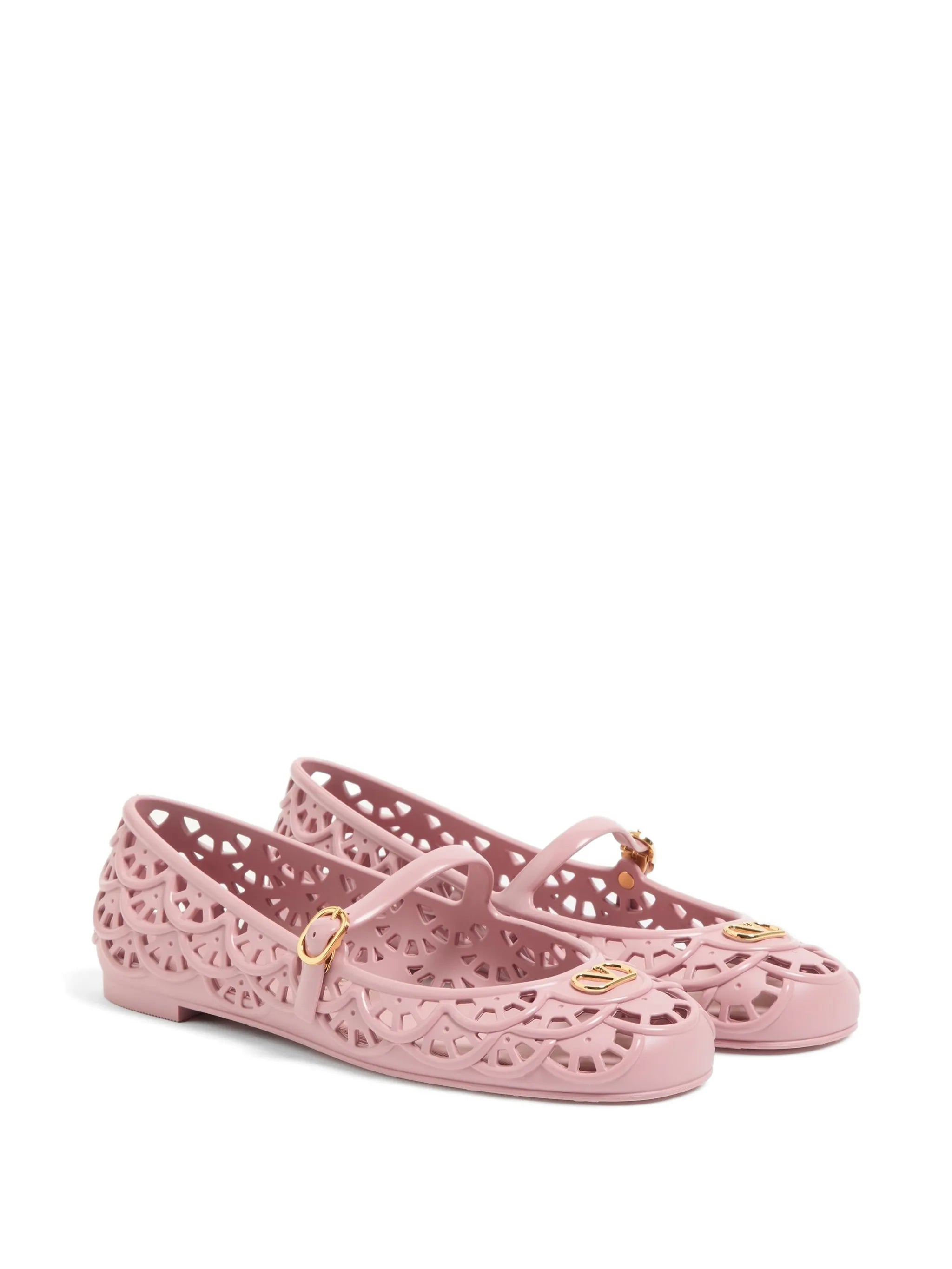 Ondette scalloped ballet flats