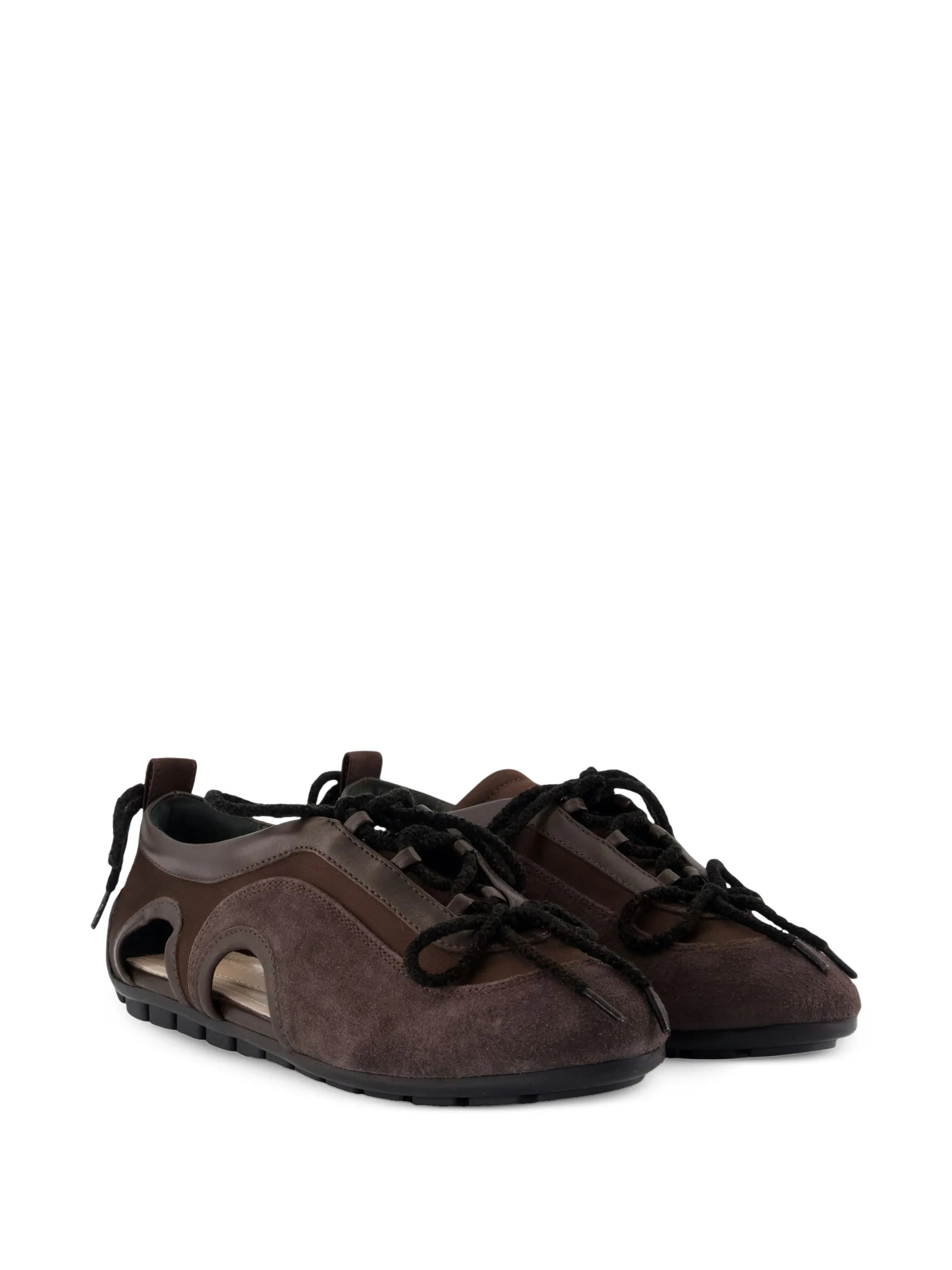 cutout ballerina sneakers