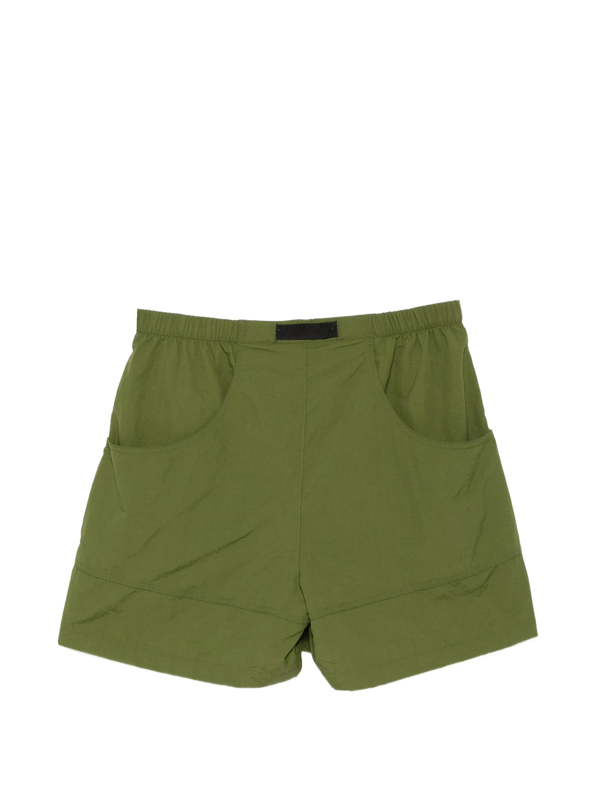 Red Box belted shorts