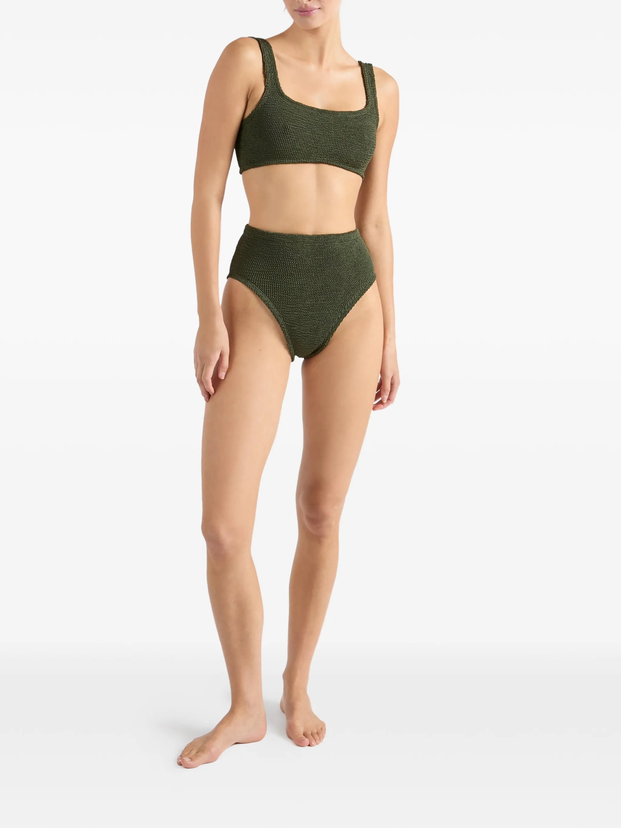 Patricia crinkle-effect bikini