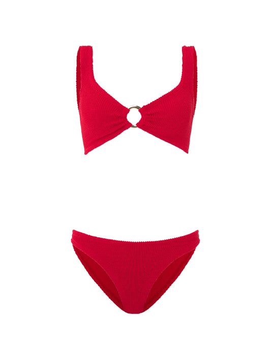 Julia hoop-detail bikini