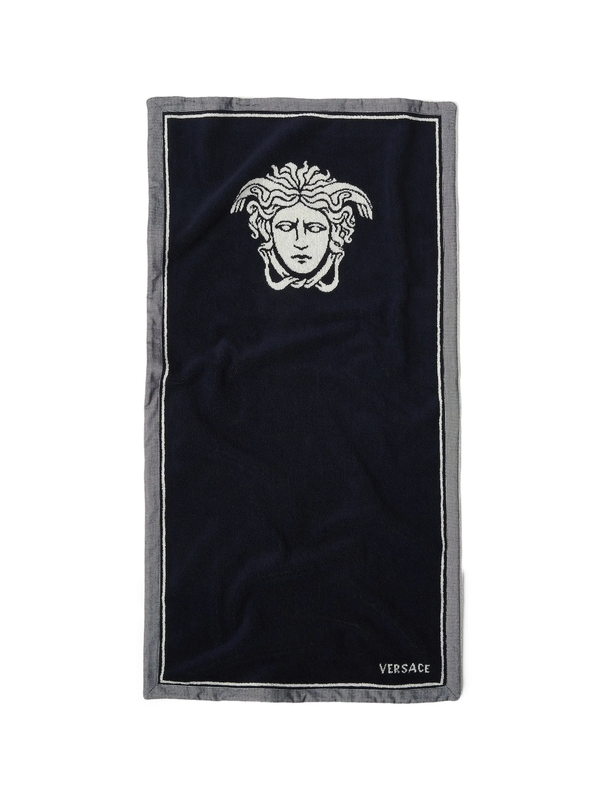 cotton-terry jacquard bath towel