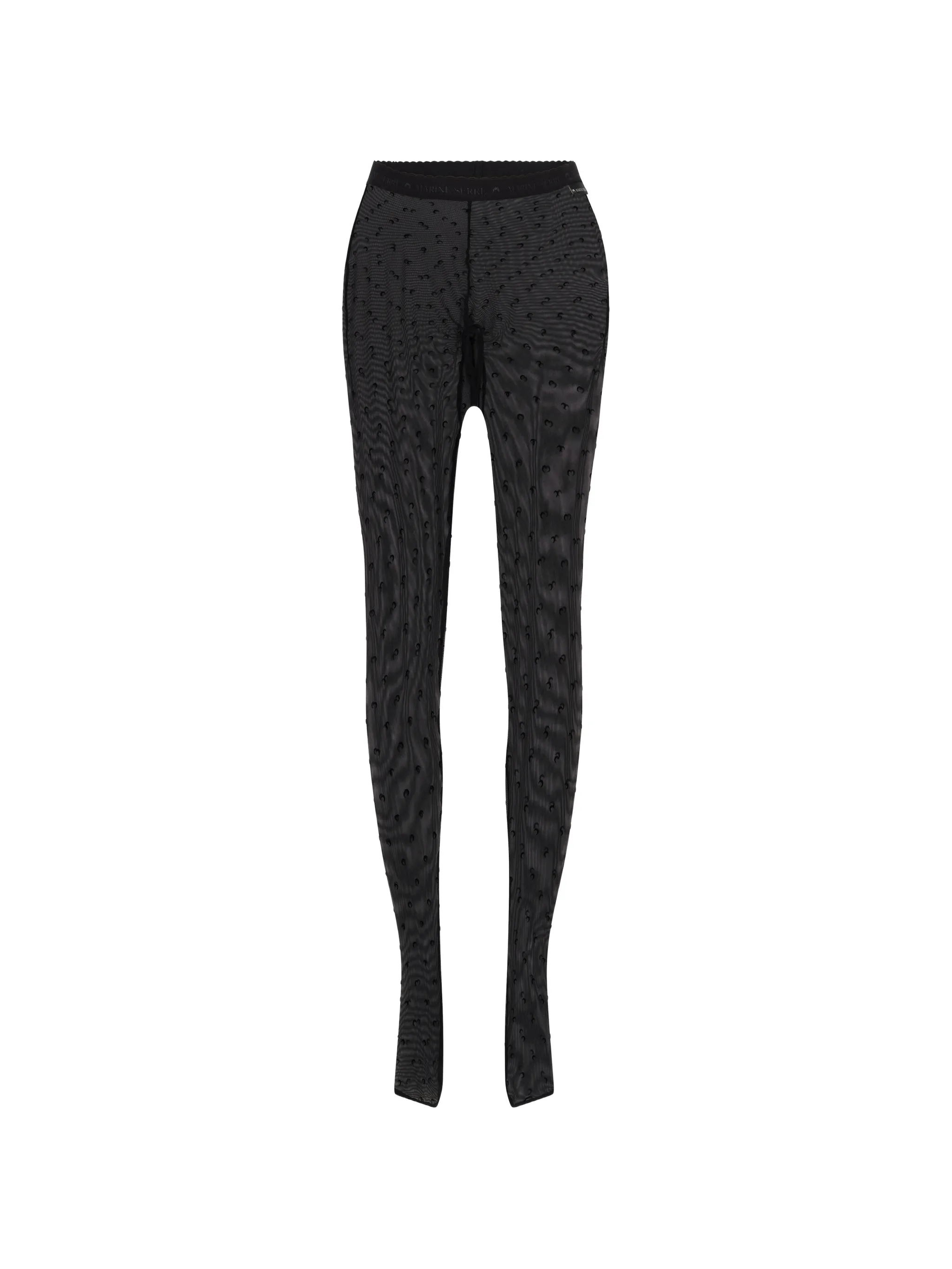 Second Skin plumetis mesh tights