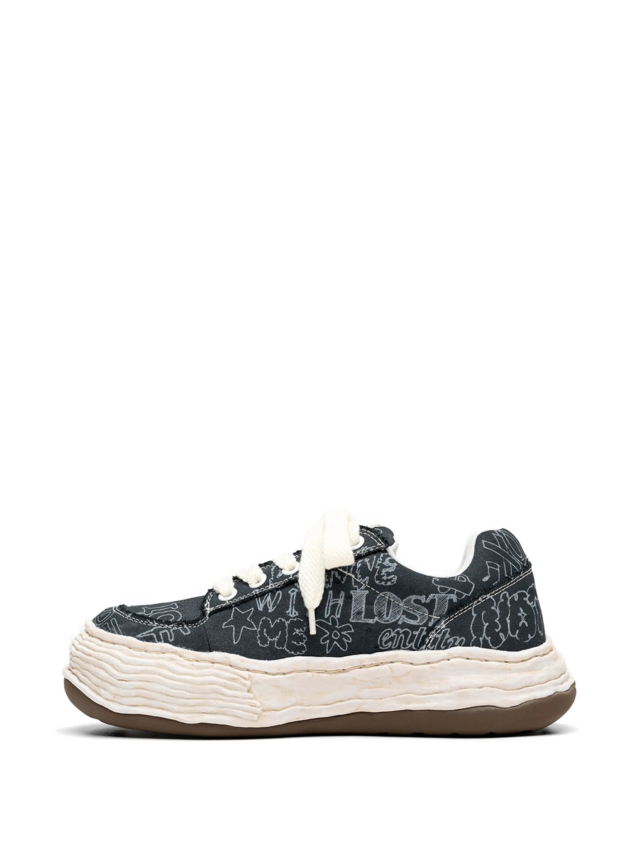 Oliver graffiti-print sneakers