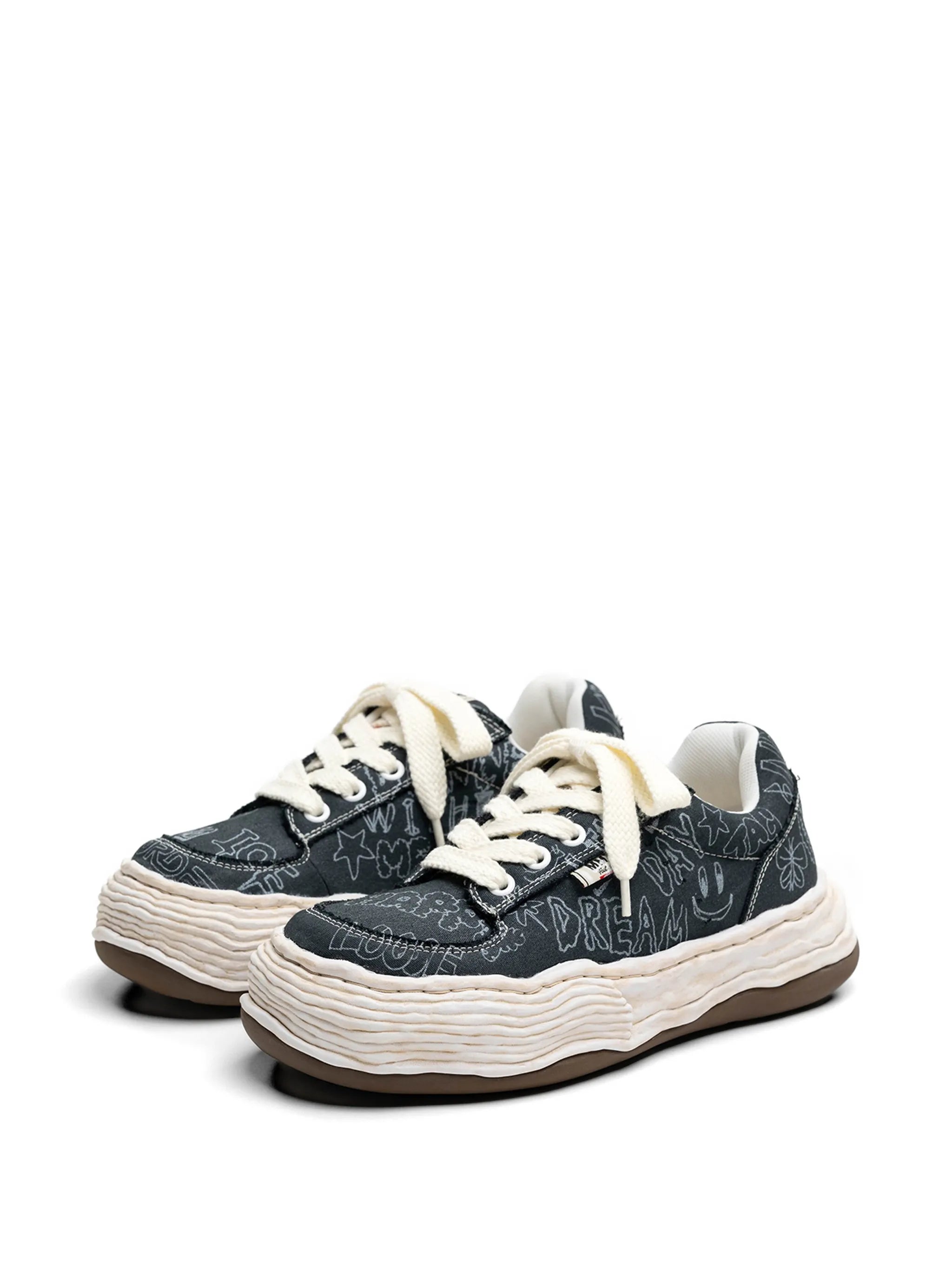 Oliver graffiti-print sneakers