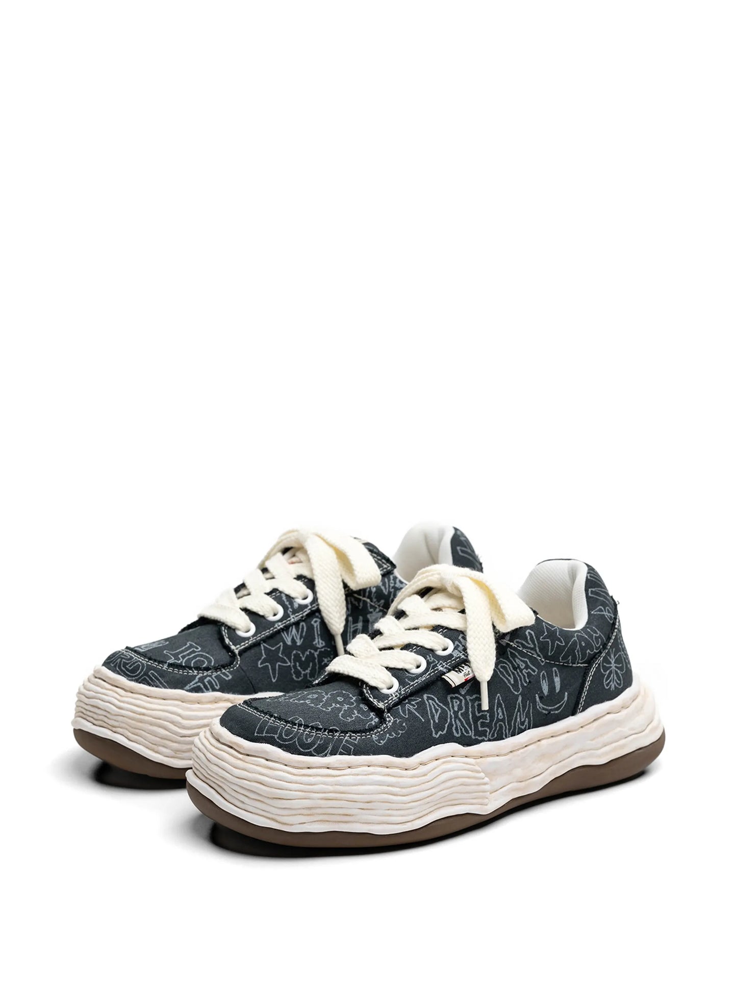 Oliver graffiti-print sneakers