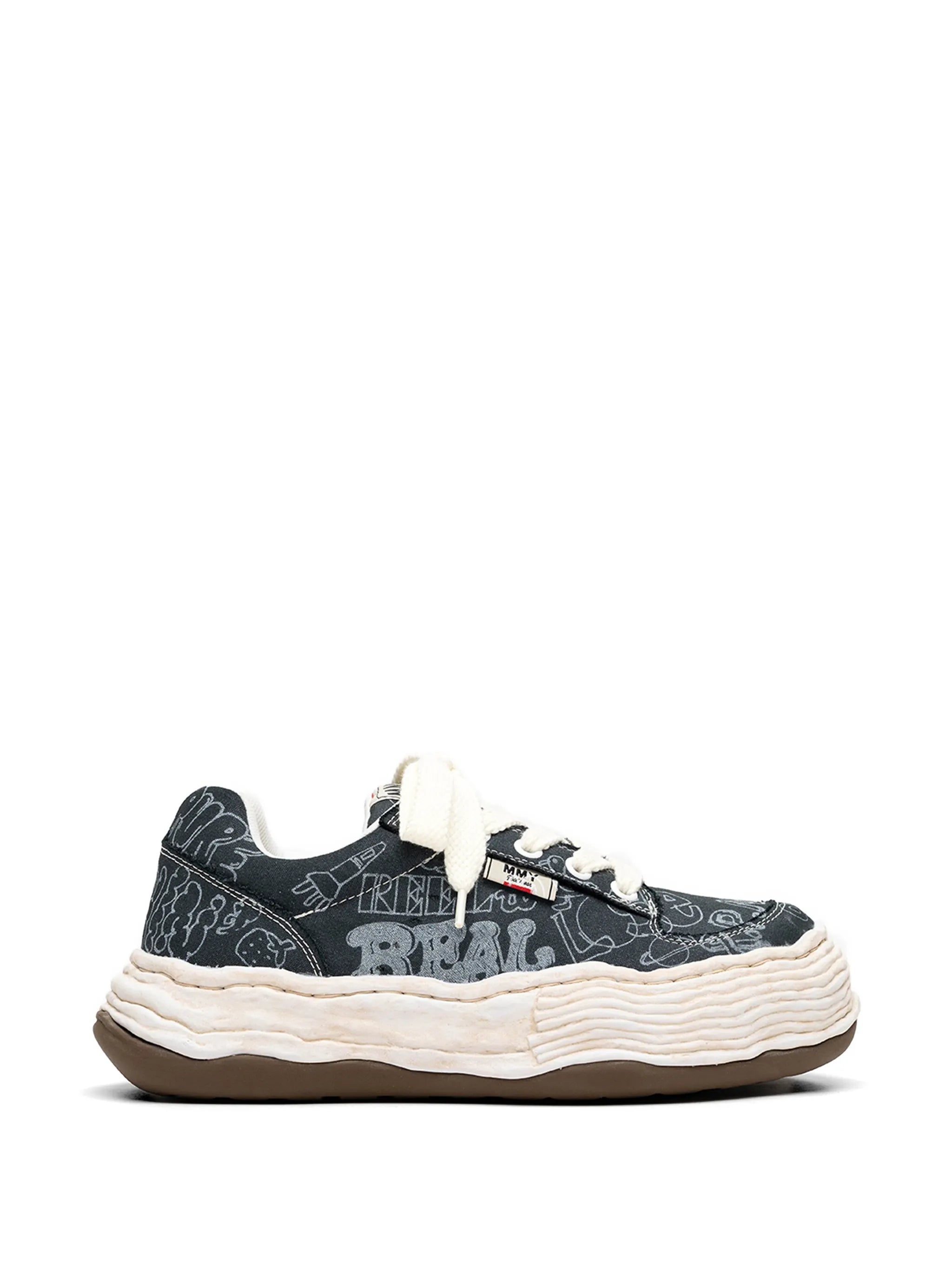 Oliver graffiti-print sneakers