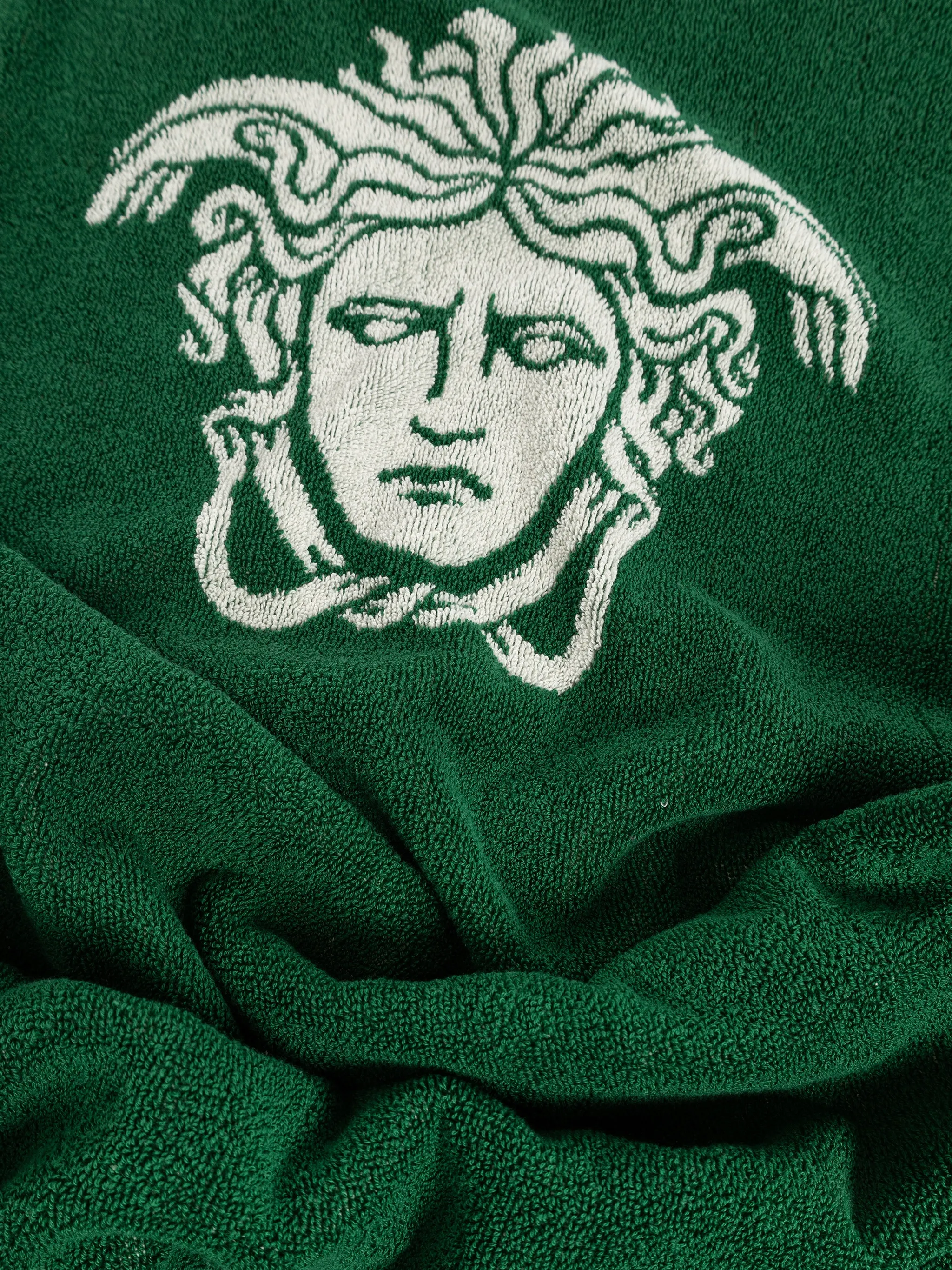 cotton-terry jacquard bath towel