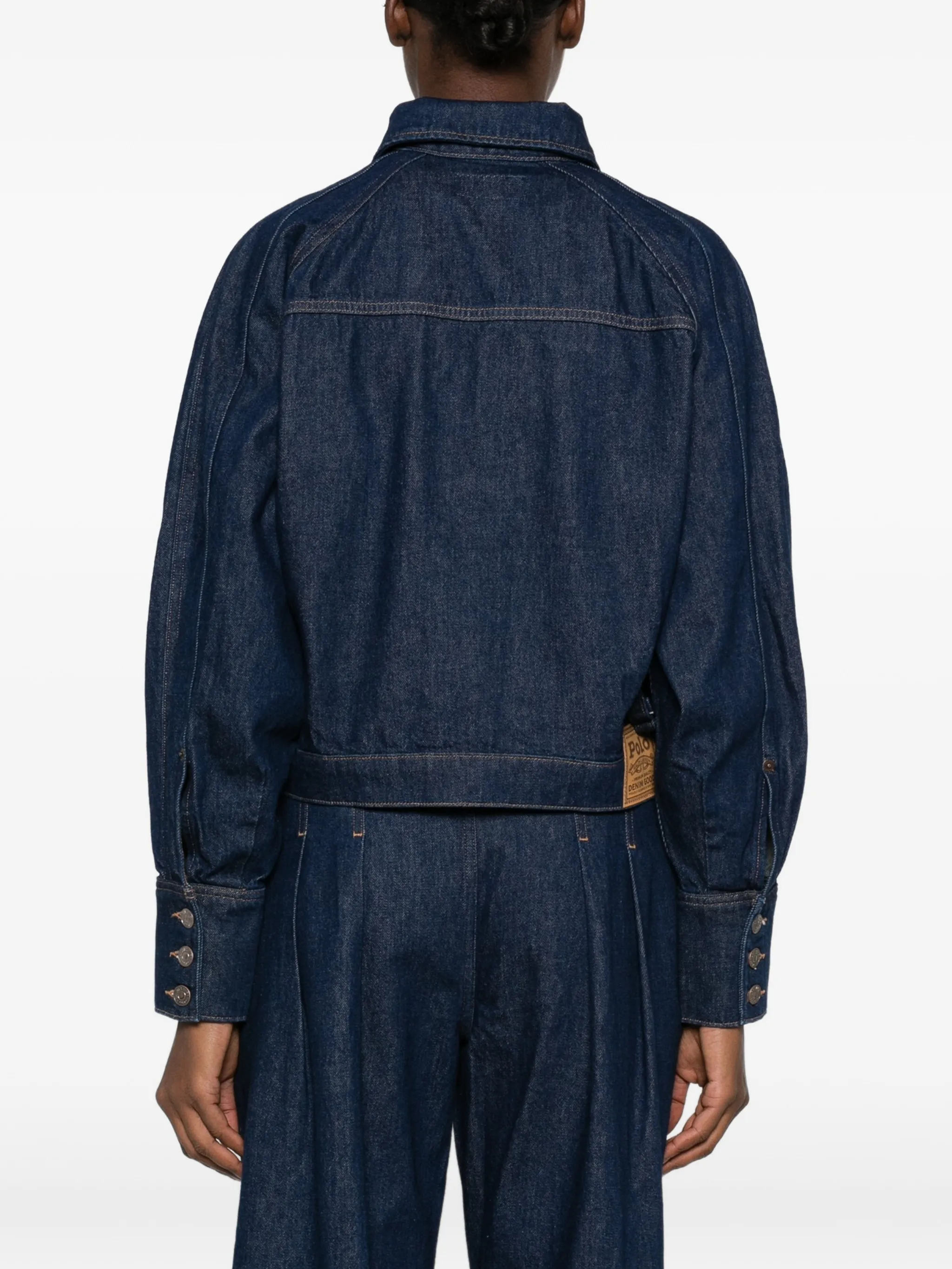 button-up denim jacket