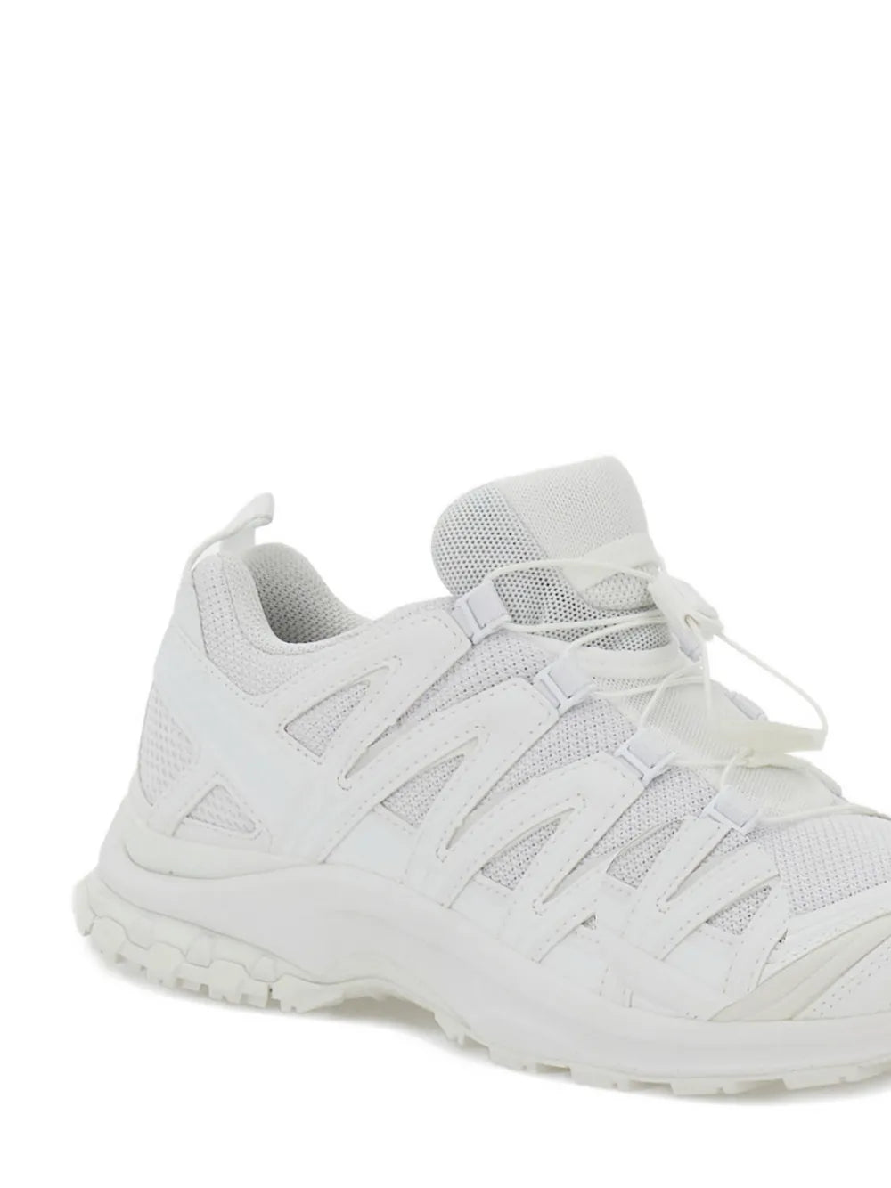 leather panel sneakers