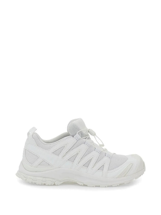 leather panel sneakers