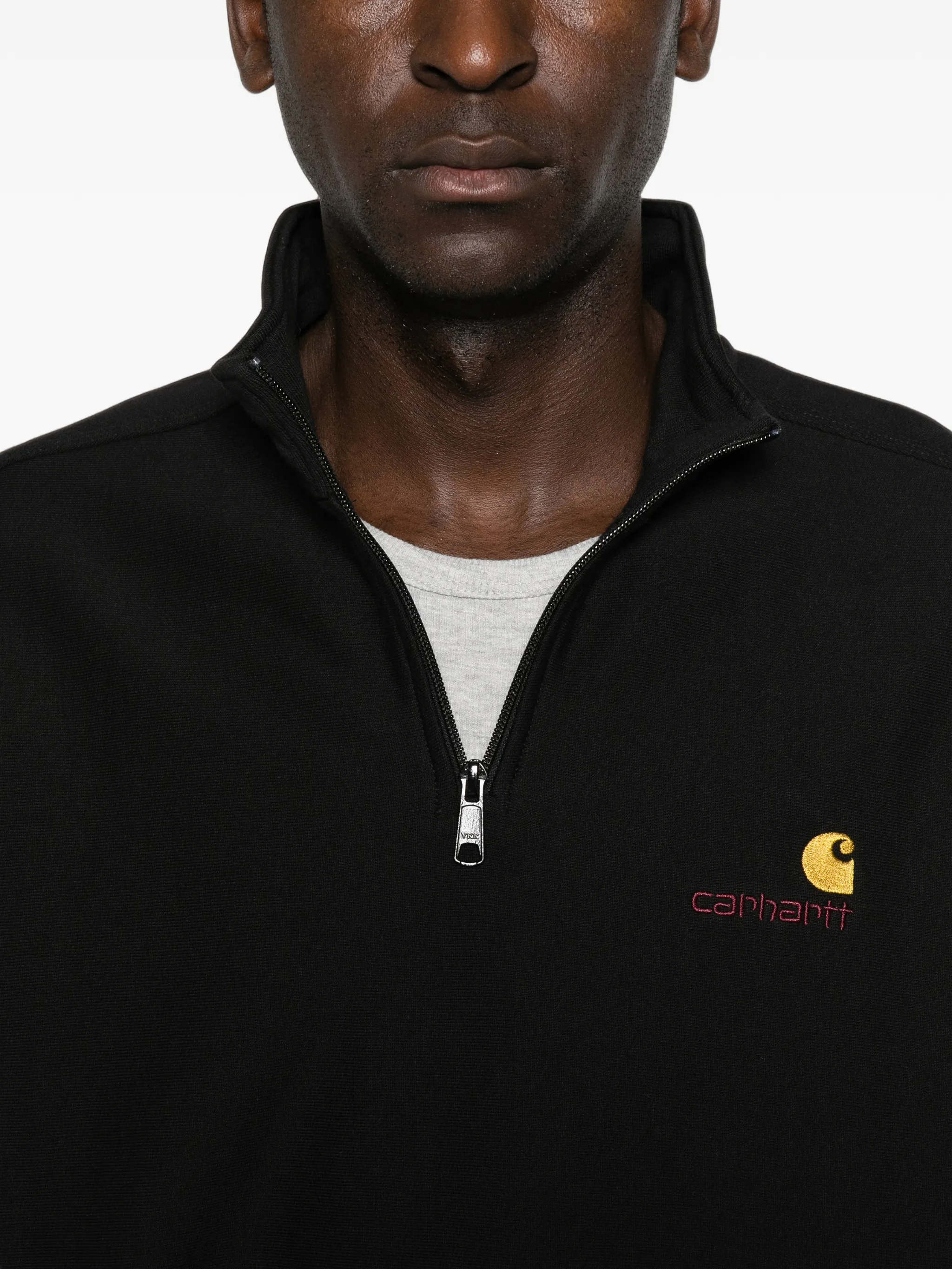 American Script half-zip hoodie