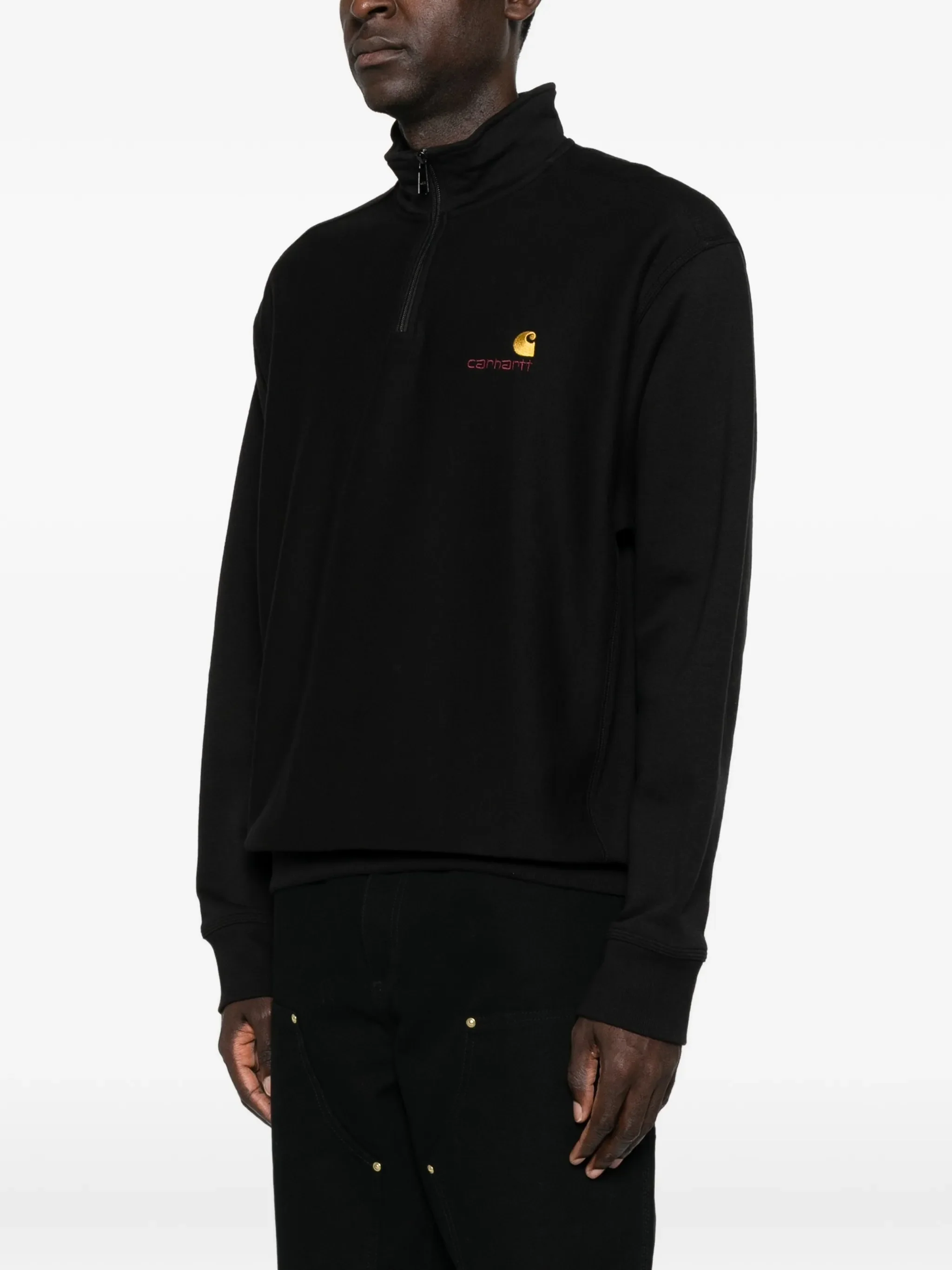 American Script half-zip hoodie