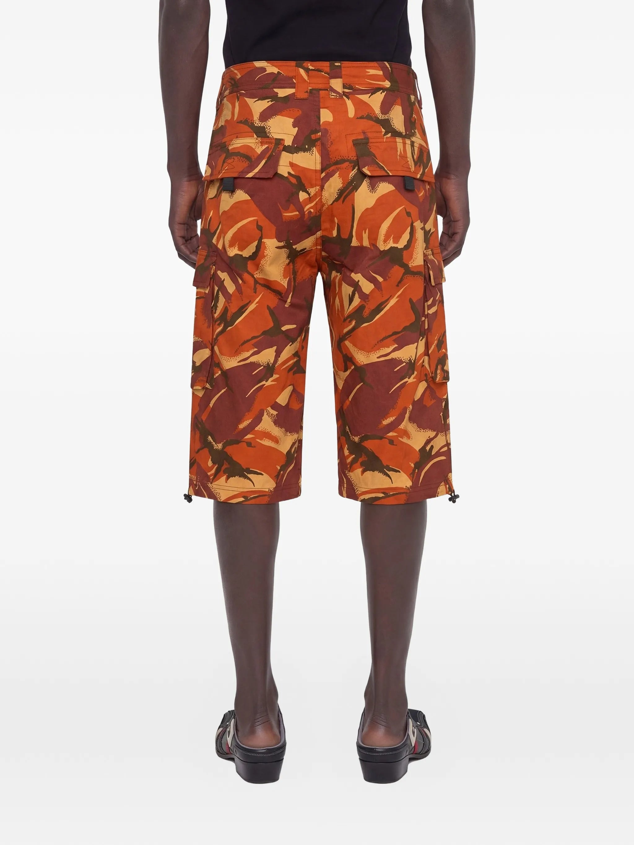camouflage cargo shorts