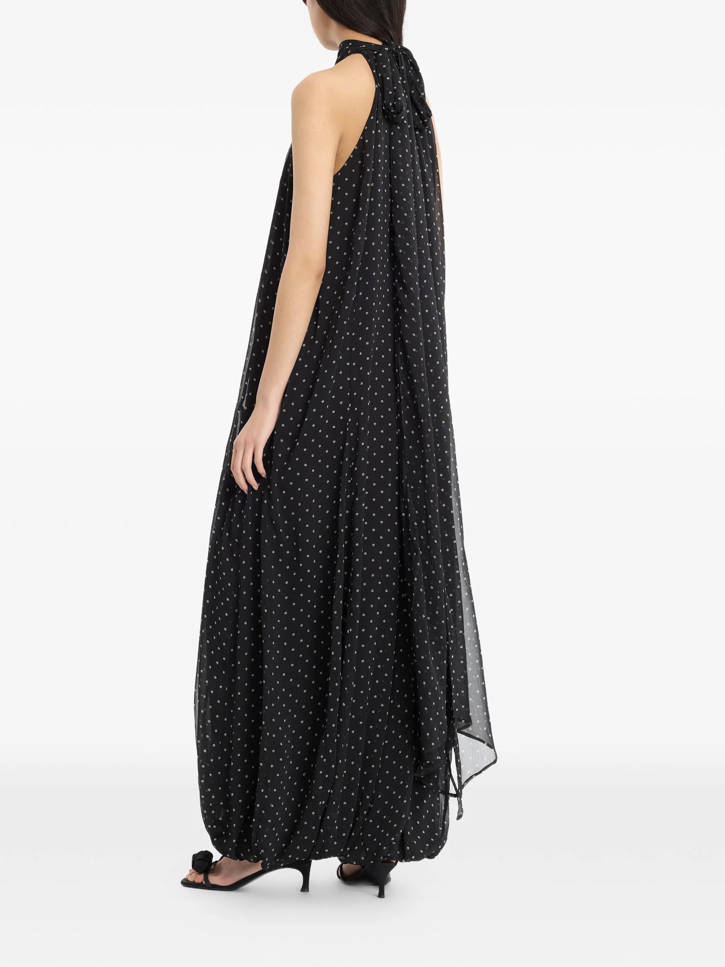 chiffon balloon jumpsuit