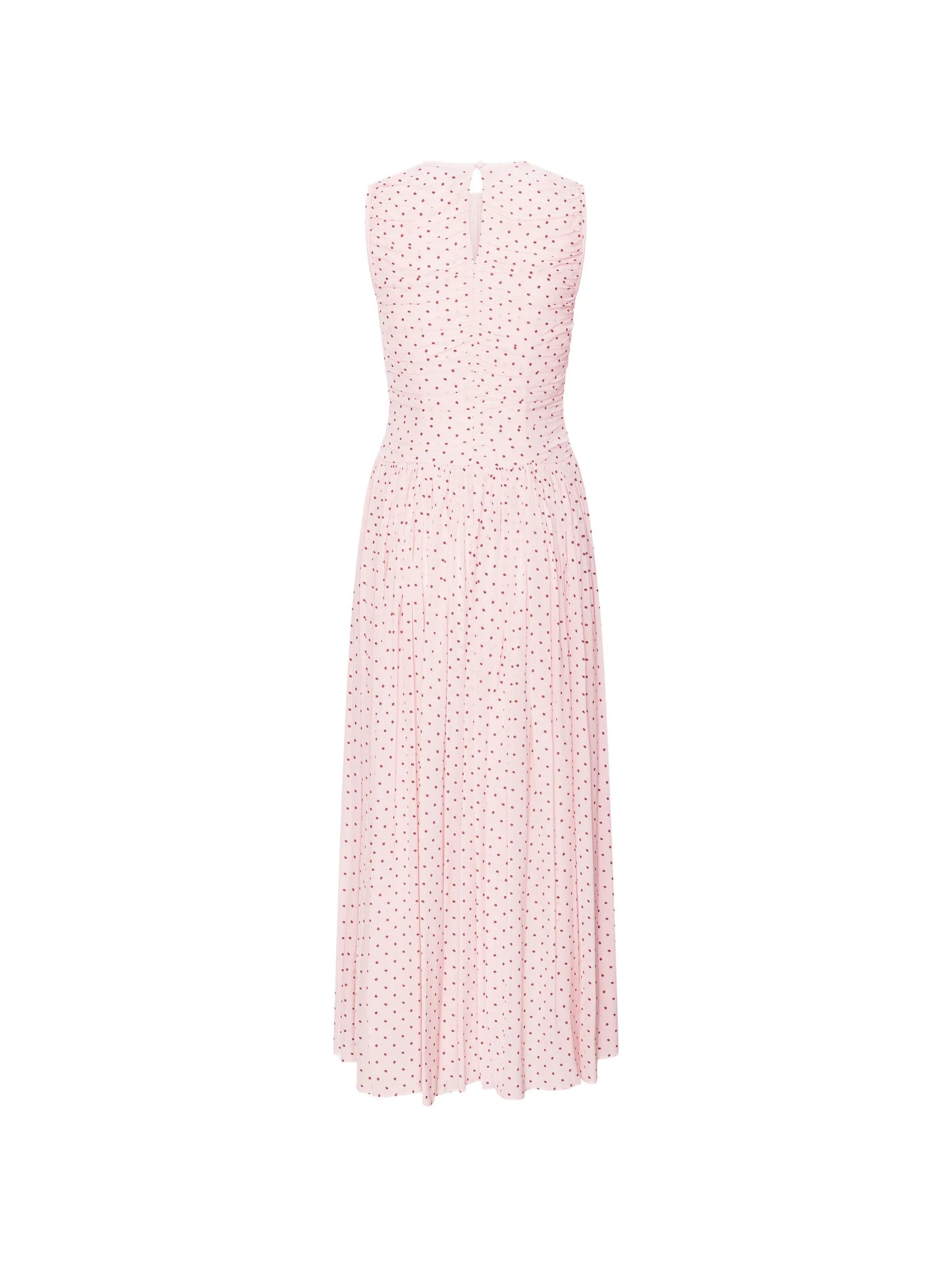 ruched maxi dress