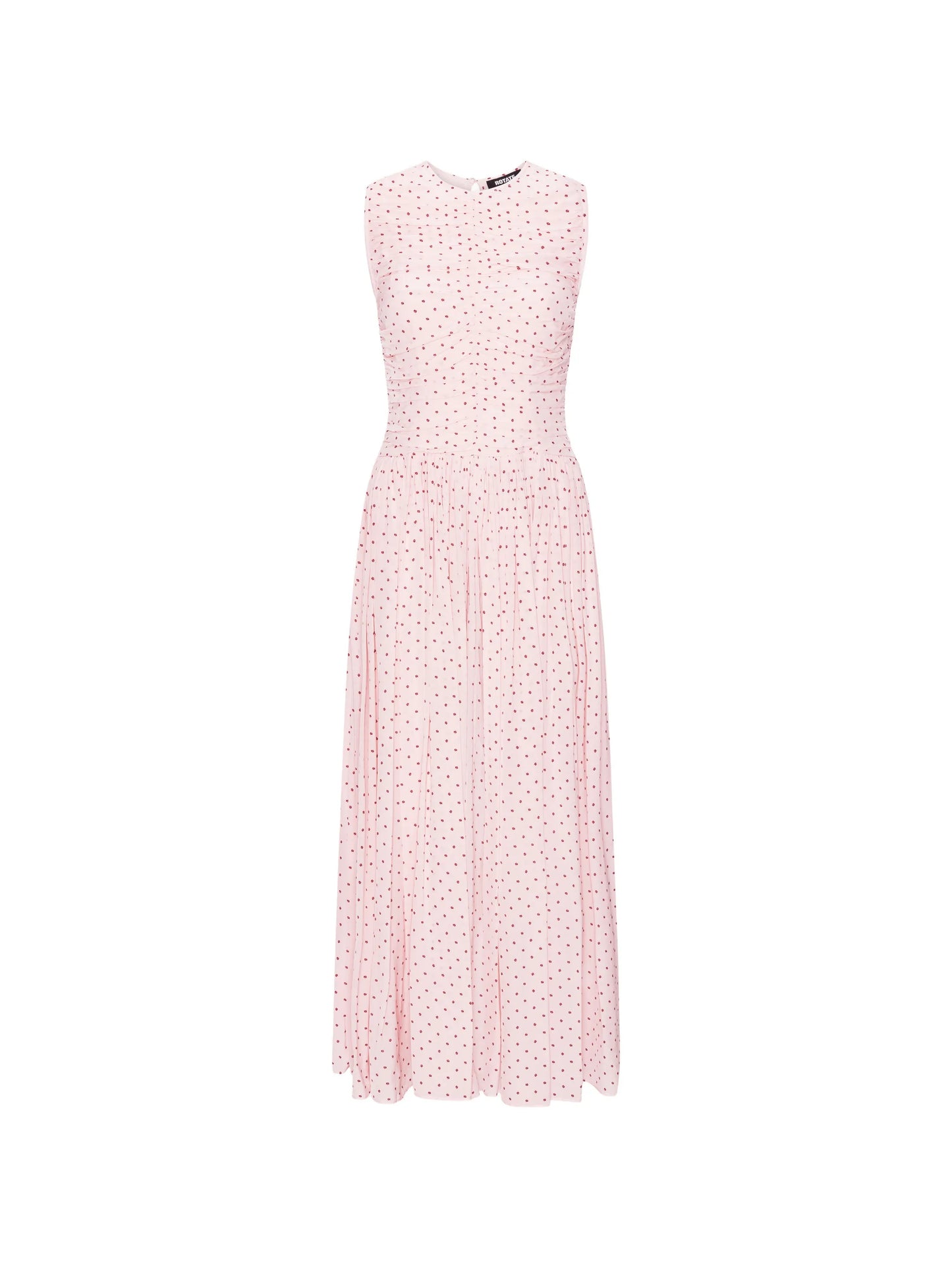 ruched maxi dress