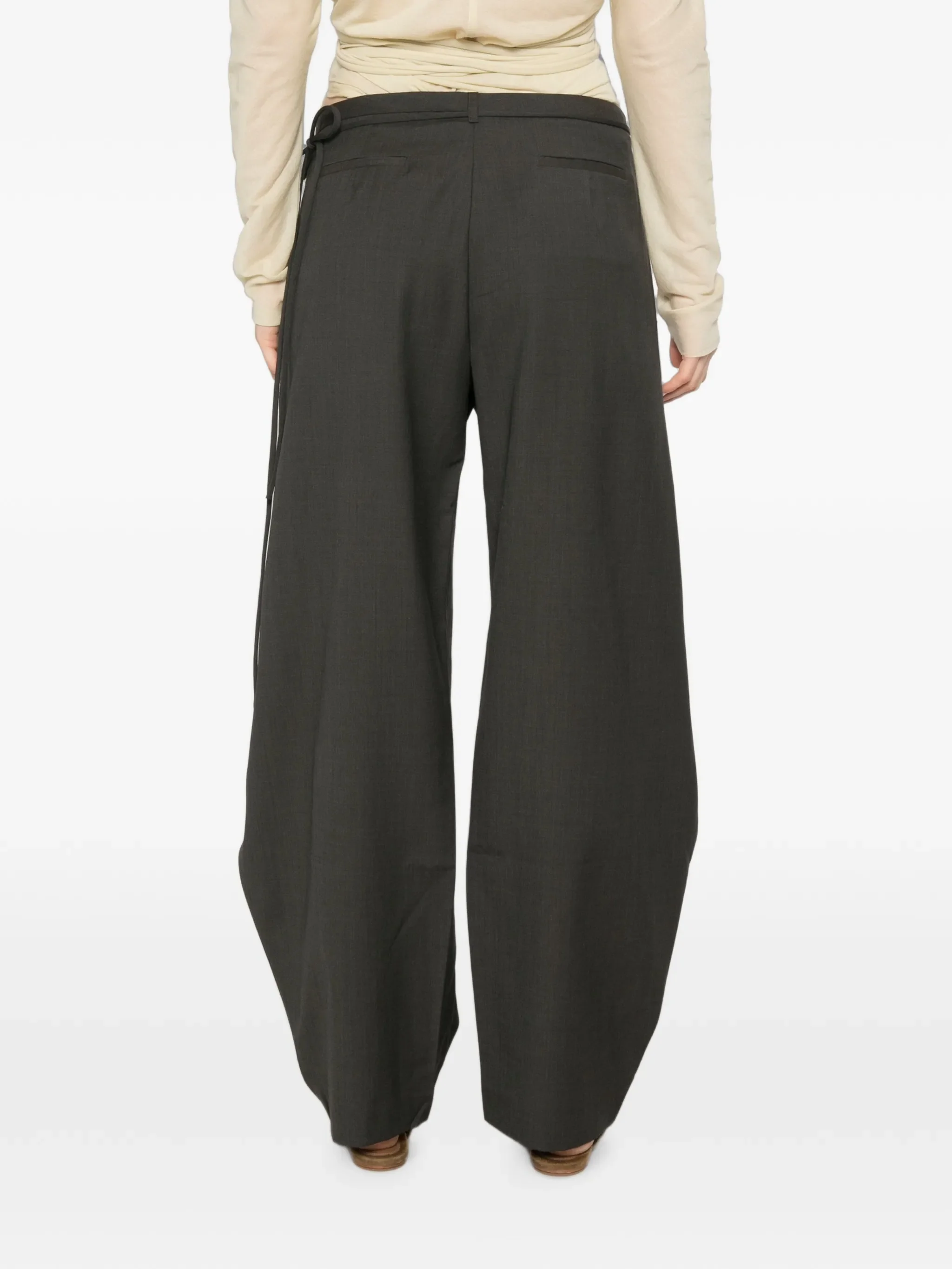 Rouleau wrap trousers