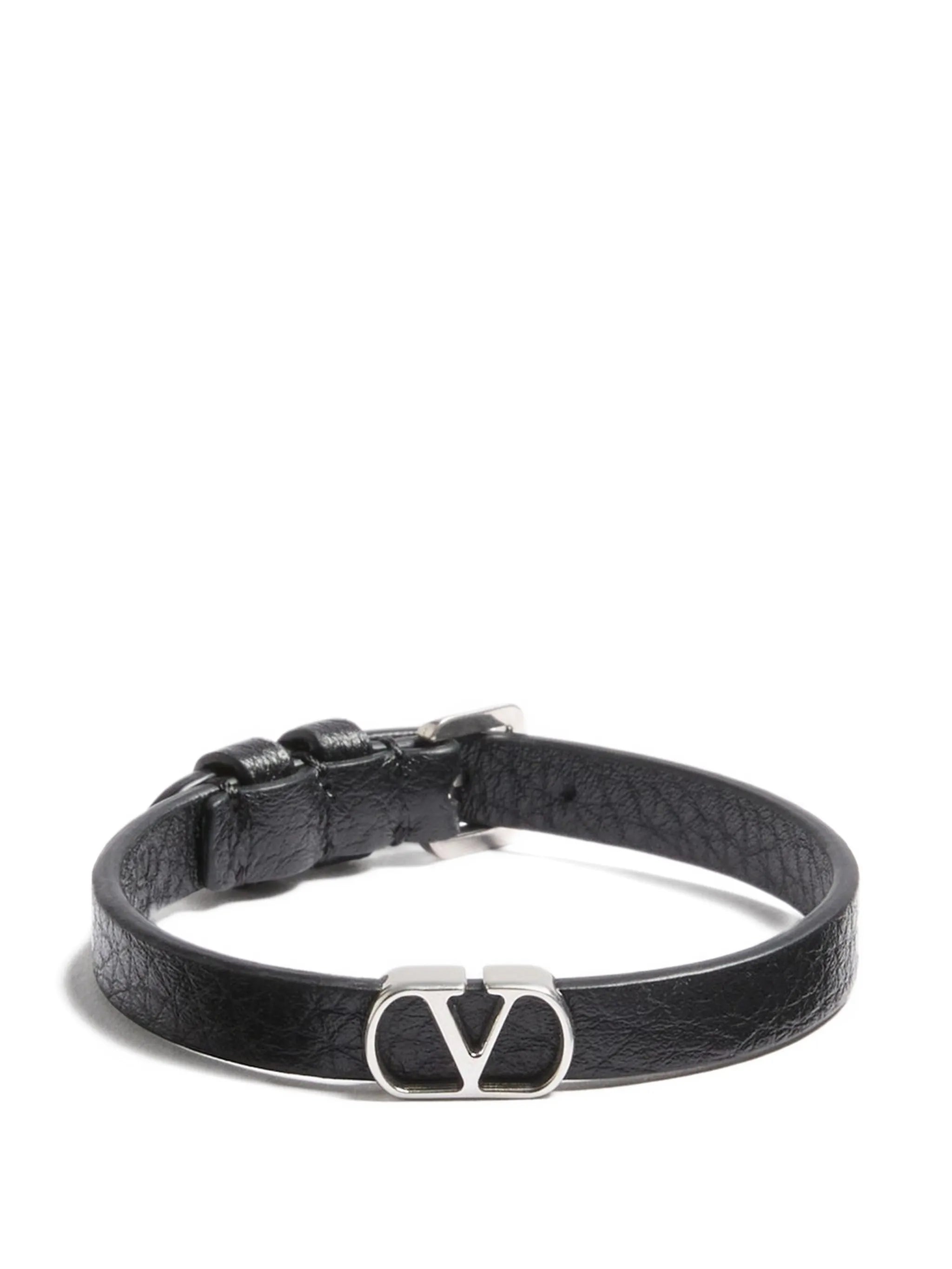 VLogo Signature leather bracelet